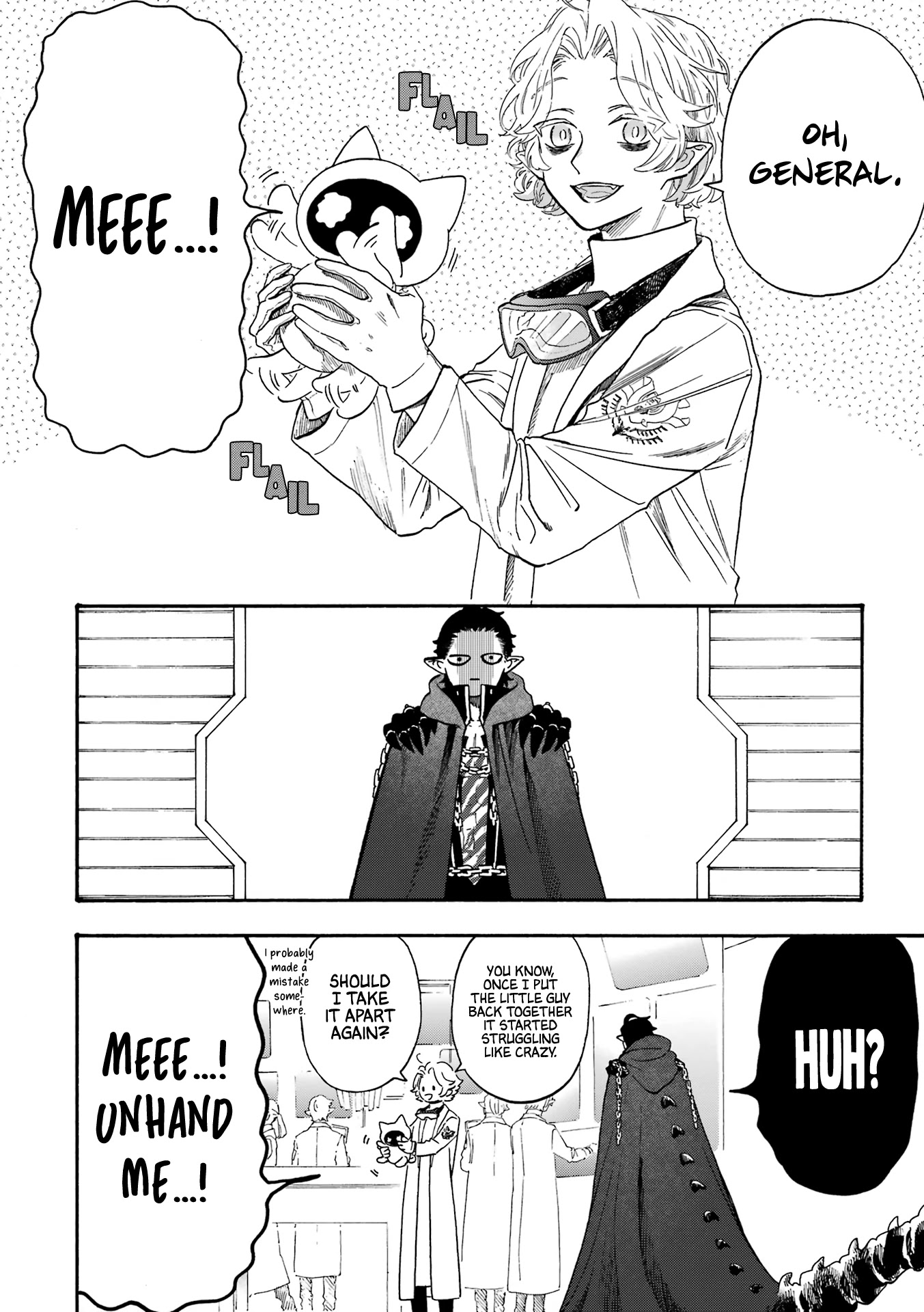 Mr. Villain's Day Off - Chapter 49: The Evil Organization And The Cat Robot