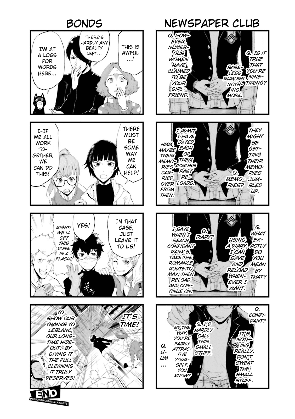 Persona 5 A La Carte Anthology - Chapter 13: Persona 5 4-Koma X13 [End]