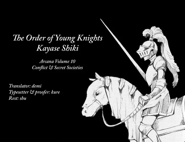 Arcana 10 - Conflict / Secret Societies - Vol.10 Chapter 6: The Order Of Young Knights