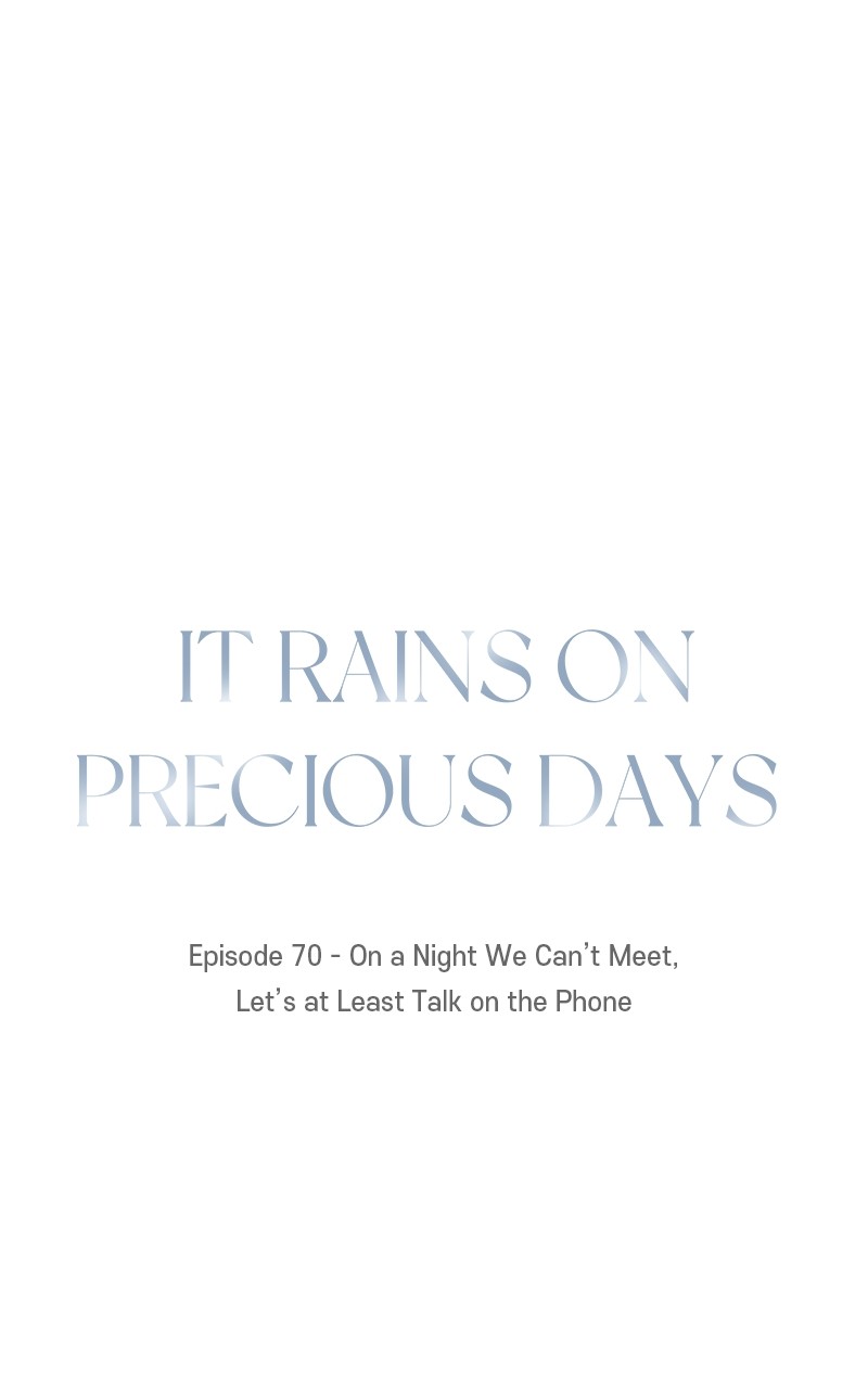 It Rains On Precious Days - Chapter 71