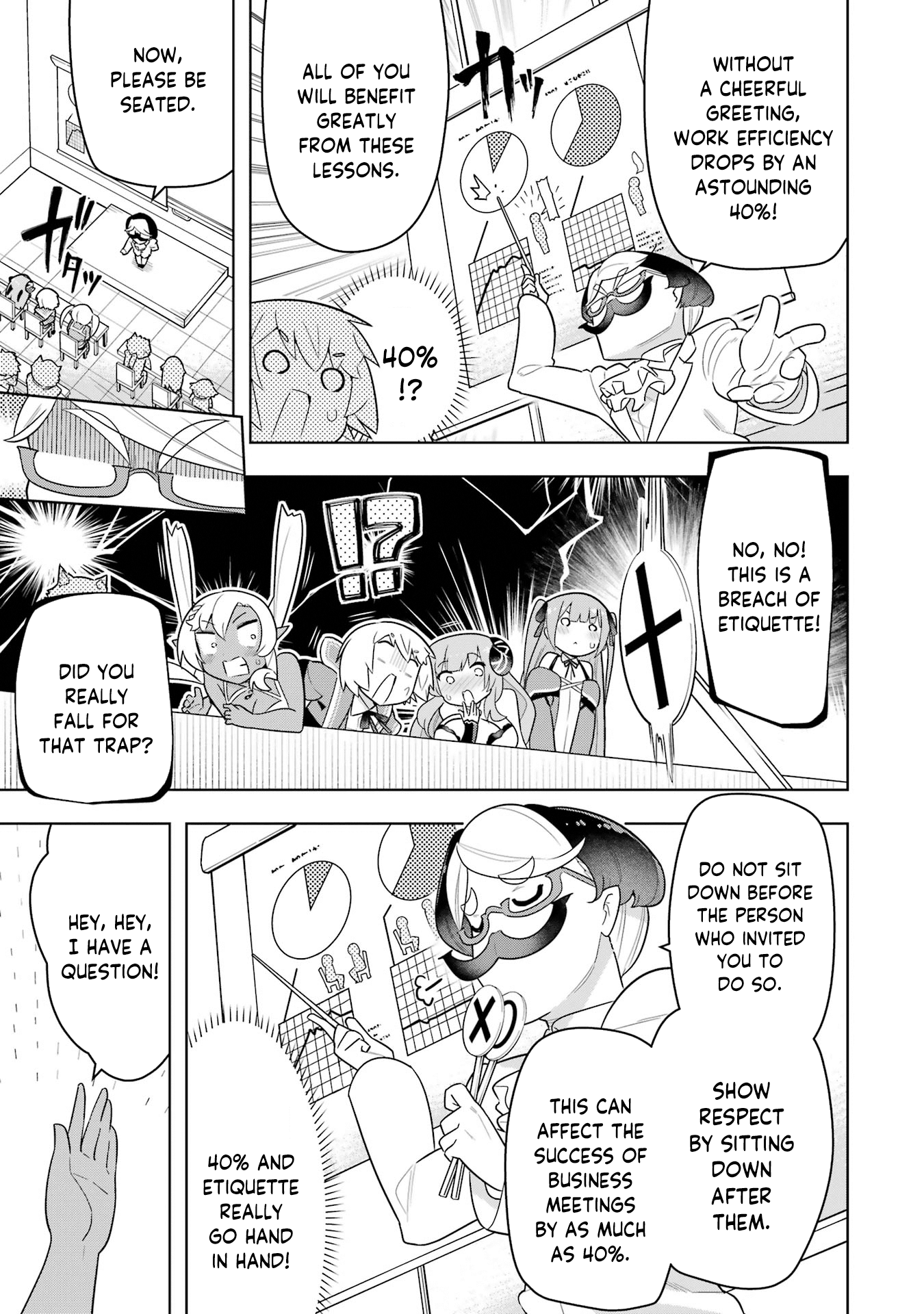 Though Young People Recoil From Entering The Black Magic Industry, I Found Its Treatment Of Employees Quite Good When I Entered It, And The President And Familiar Are Cute Too So Everything Is Awesome - Vol.9 Chapter 48: Overcoming Weird Ettiquette