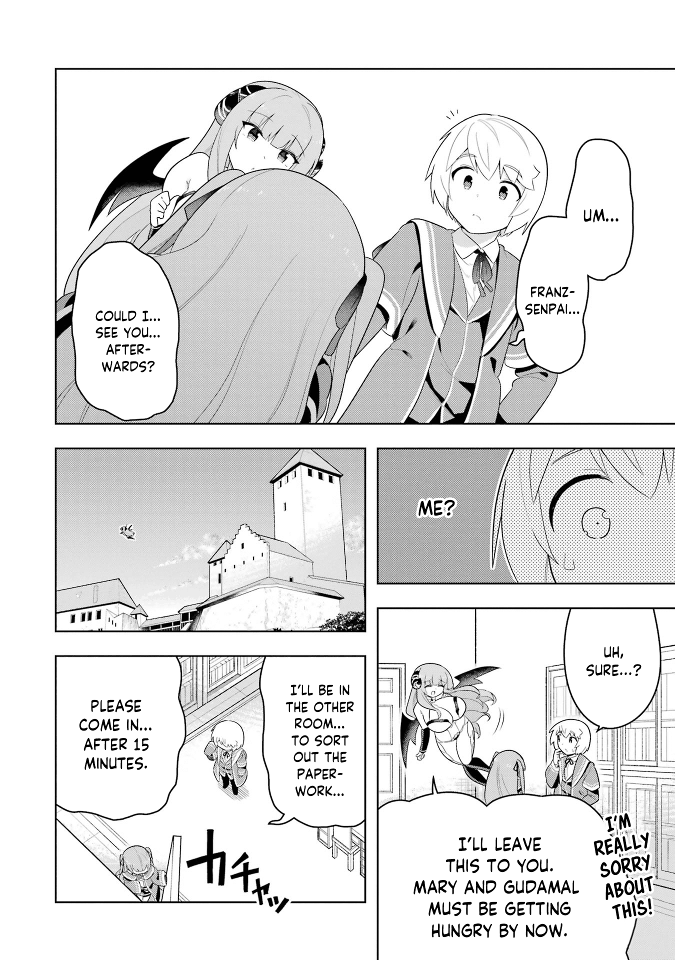 Though Young People Recoil From Entering The Black Magic Industry, I Found Its Treatment Of Employees Quite Good When I Entered It, And The President And Familiar Are Cute Too So Everything Is Awesome - Vol.9 Chapter 48: Overcoming Weird Ettiquette