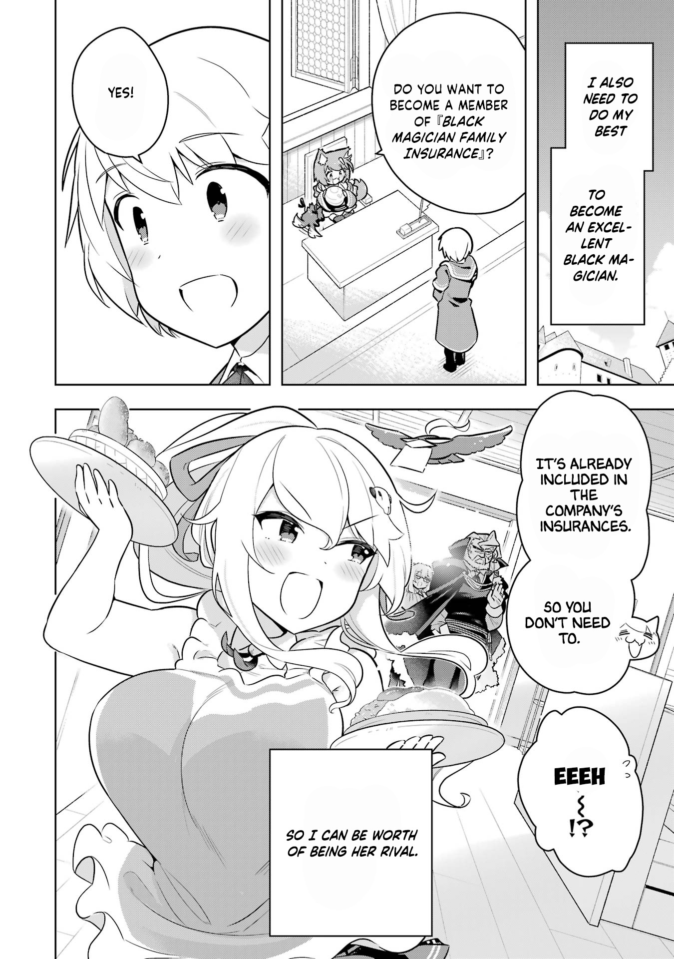 Though Young People Recoil From Entering The Black Magic Industry, I Found Its Treatment Of Employees Quite Good When I Entered It, And The President And Familiar Are Cute Too So Everything Is Awesome - Vol.8 Chapter 41: Elanor's New Job