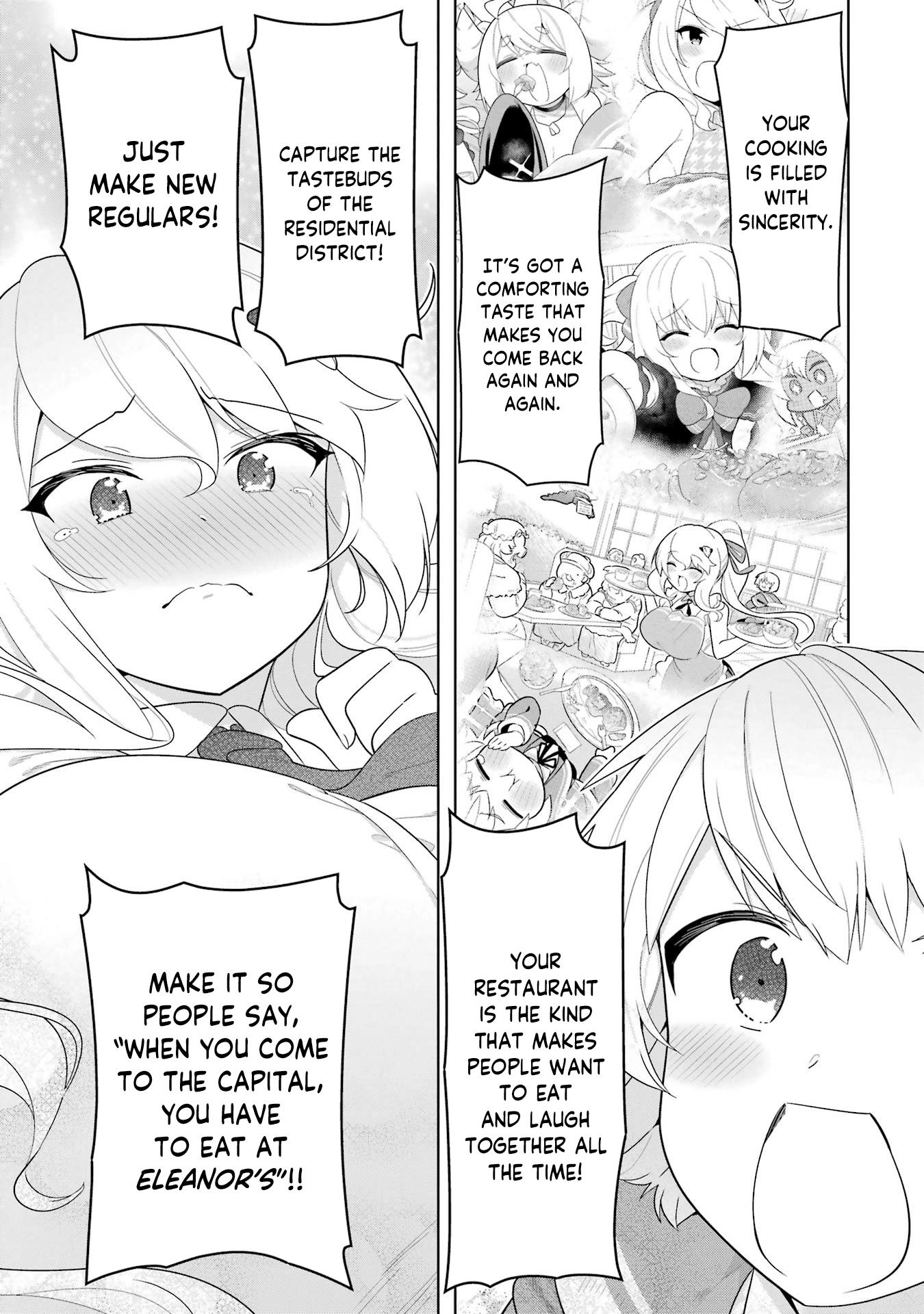 Though Young People Recoil From Entering The Black Magic Industry, I Found Its Treatment Of Employees Quite Good When I Entered It, And The President And Familiar Are Cute Too So Everything Is Awesome - Vol.9 Chapter 47: Eleanor's Is Opening Up Shop In The Capital