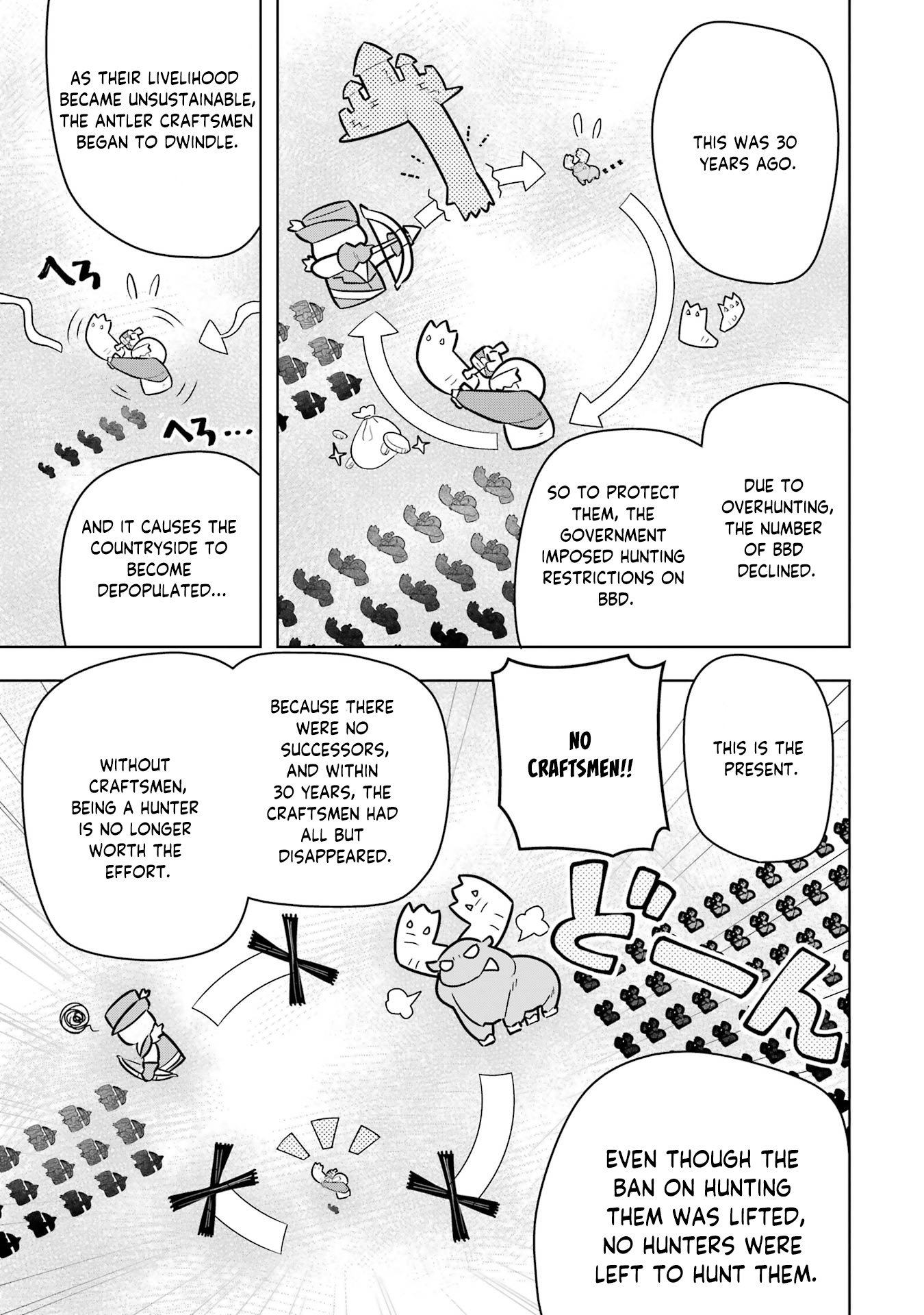 Though Young People Recoil From Entering The Black Magic Industry, I Found Its Treatment Of Employees Quite Good When I Entered It, And The President And Familiar Are Cute Too So Everything Is Awesome - Vol.8 Chapter 44: Deer Outbreaks And Traditional Handicrafts