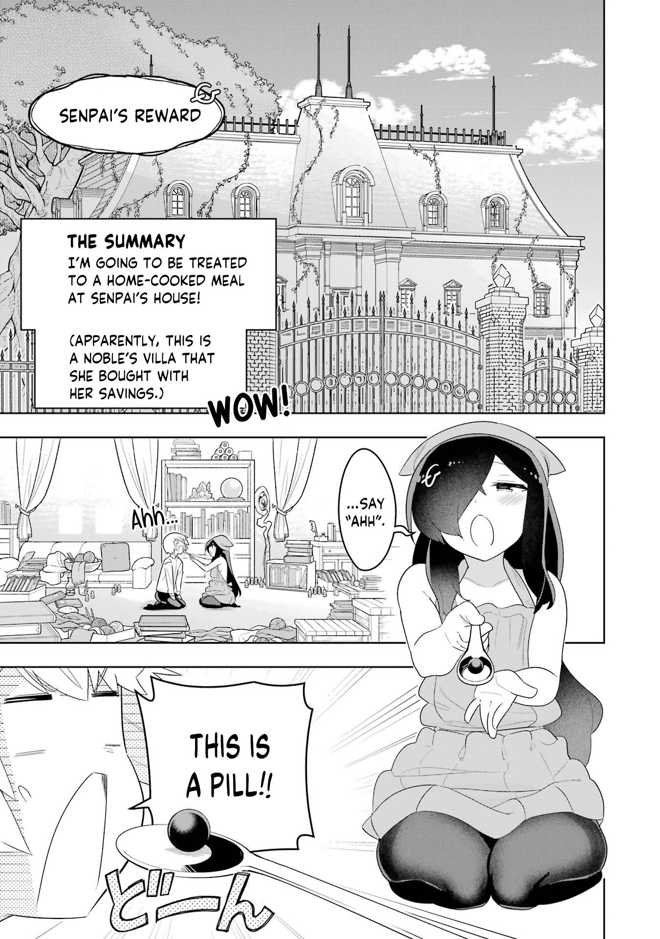 Though Young People Recoil From Entering The Black Magic Industry, I Found Its Treatment Of Employees Quite Good When I Entered It, And The President And Familiar Are Cute Too So Everything Is Awesome - Vol.8 Chapter 46.5: Senpai's Reward