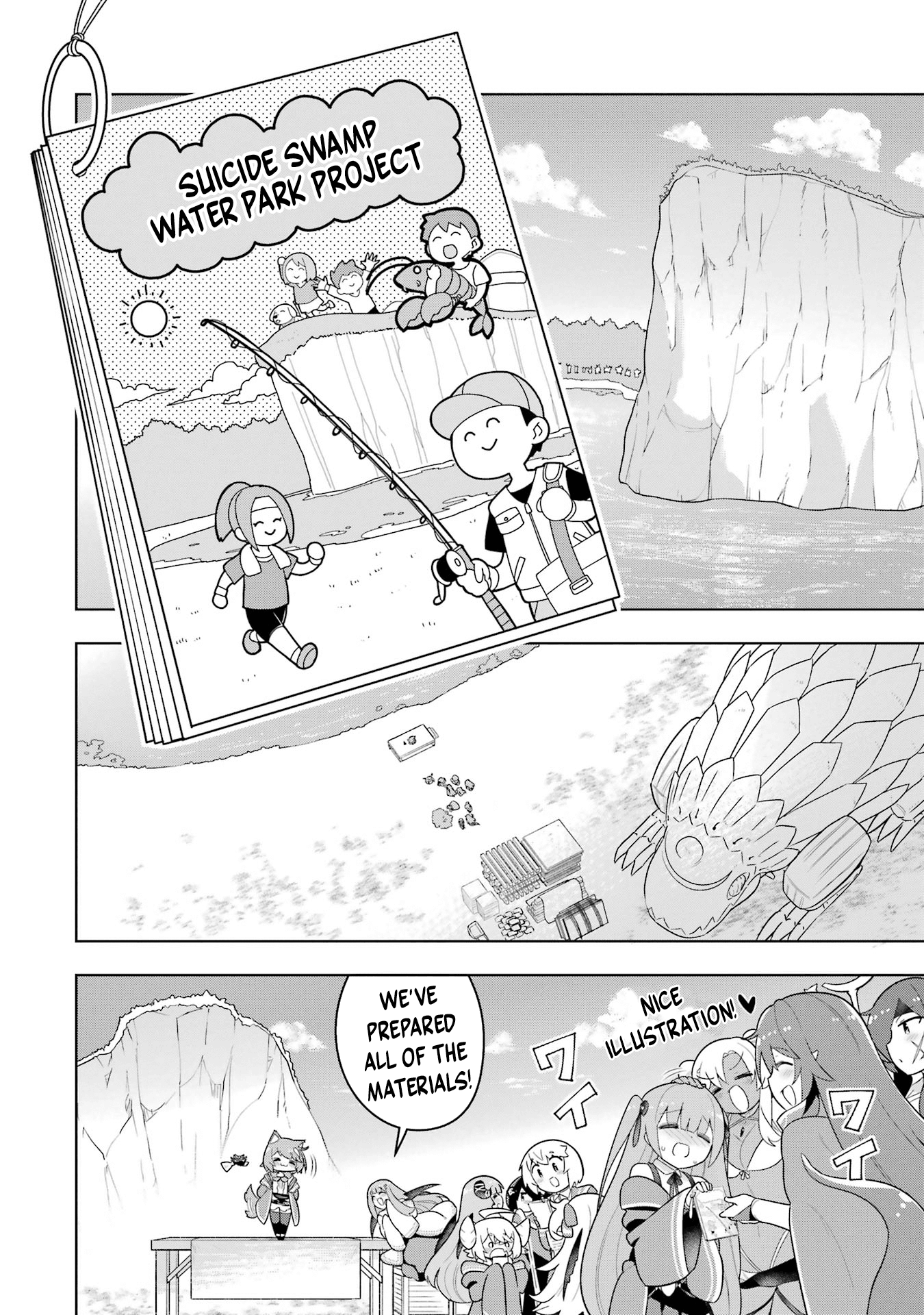 Though Young People Recoil From Entering The Black Magic Industry, I Found Its Treatment Of Employees Quite Good When I Entered It, And The President And Familiar Are Cute Too So Everything Is Awesome - Vol.9 Chapter 49: The Suicide Swamp Water Park Project