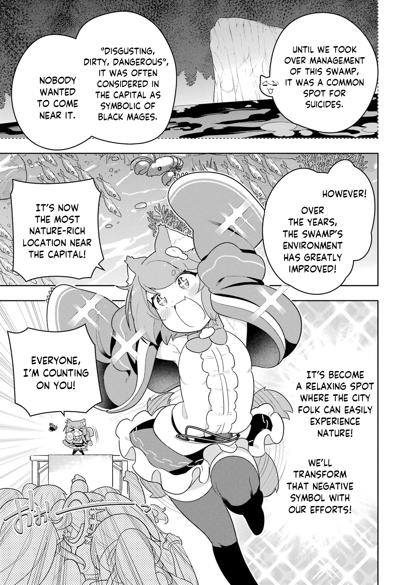 Though Young People Recoil From Entering The Black Magic Industry, I Found Its Treatment Of Employees Quite Good When I Entered It, And The President And Familiar Are Cute Too So Everything Is Awesome - Vol.9 Chapter 49: The Suicide Swamp Water Park Project