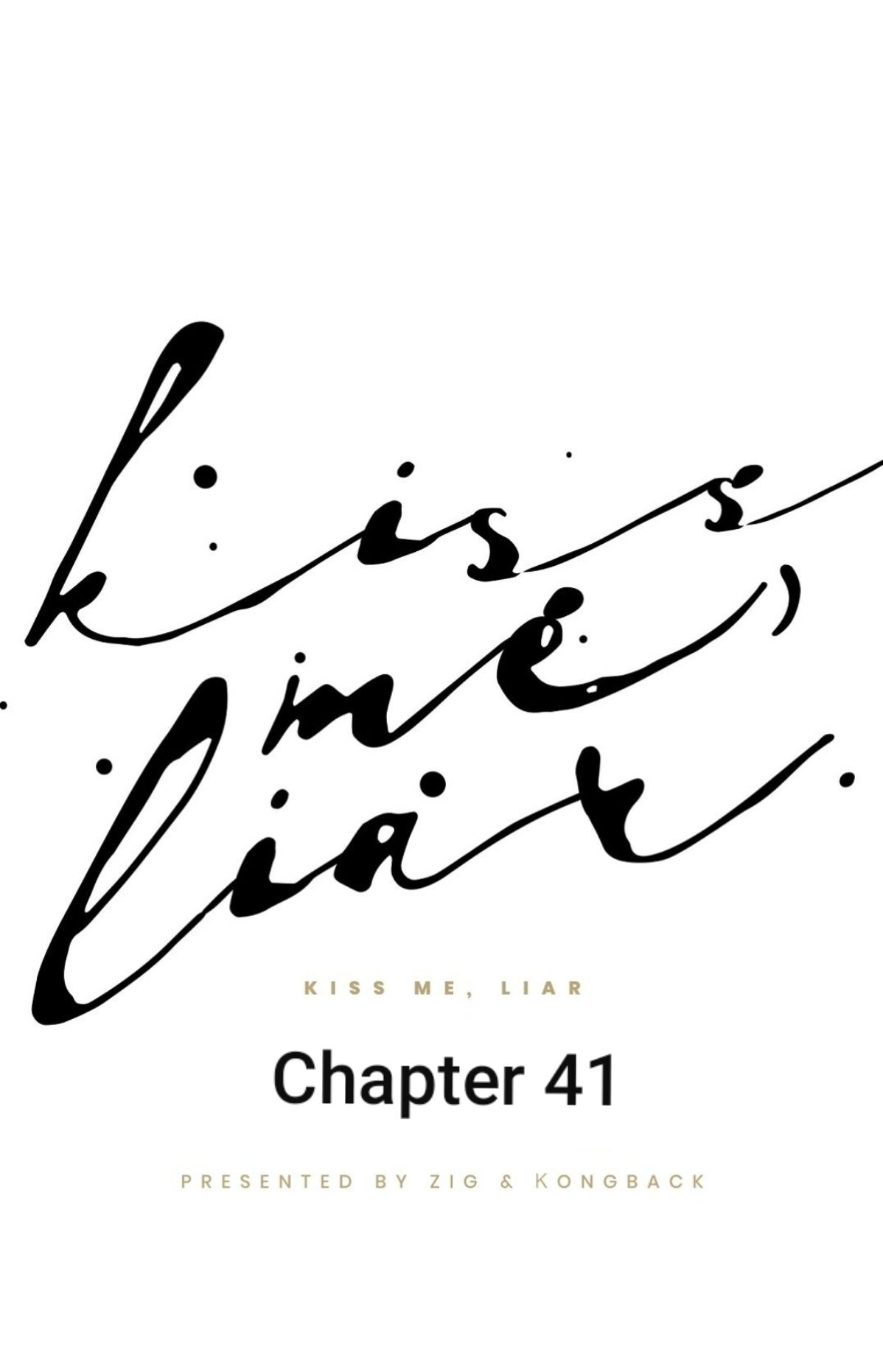 Kiss Me Liar - Chapter 41