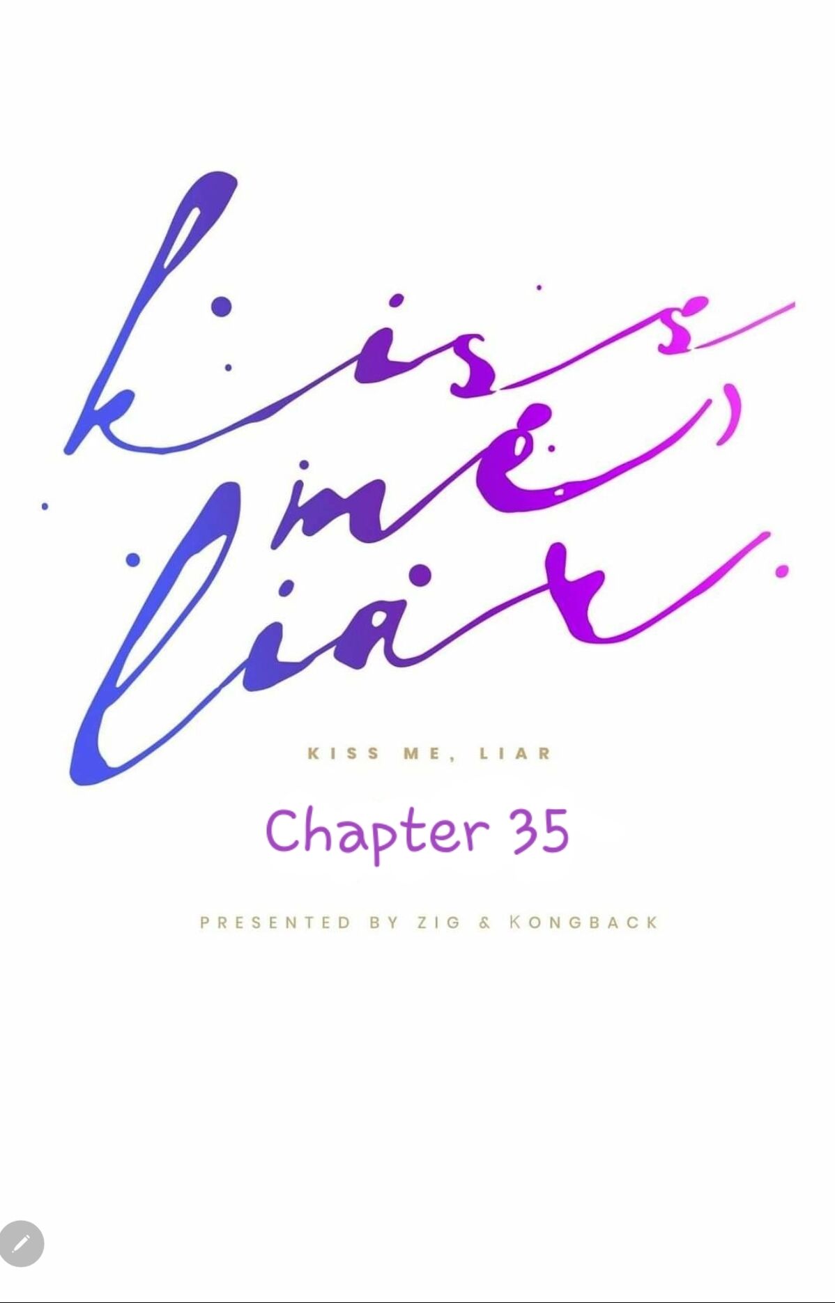 Kiss Me Liar - Chapter 35