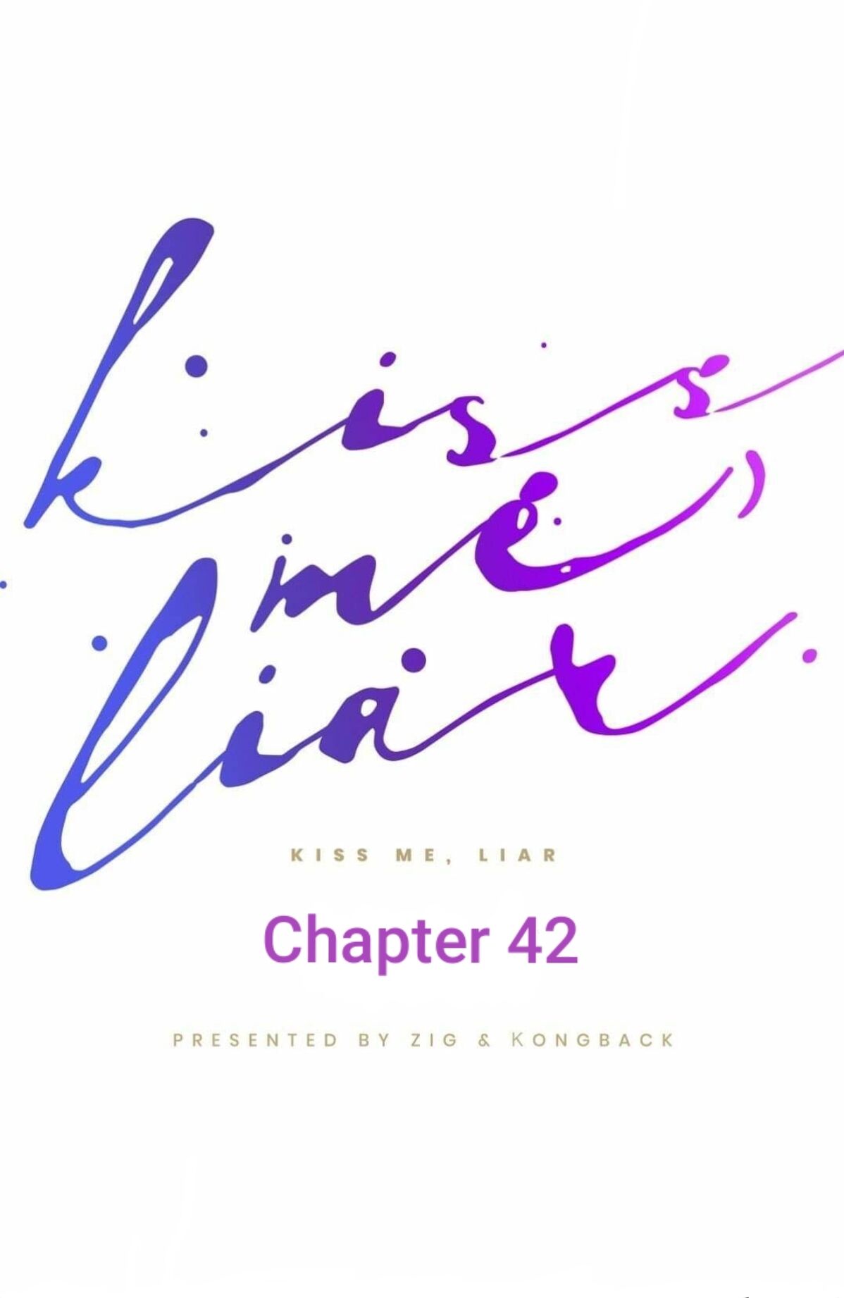 Kiss Me Liar - Chapter 42