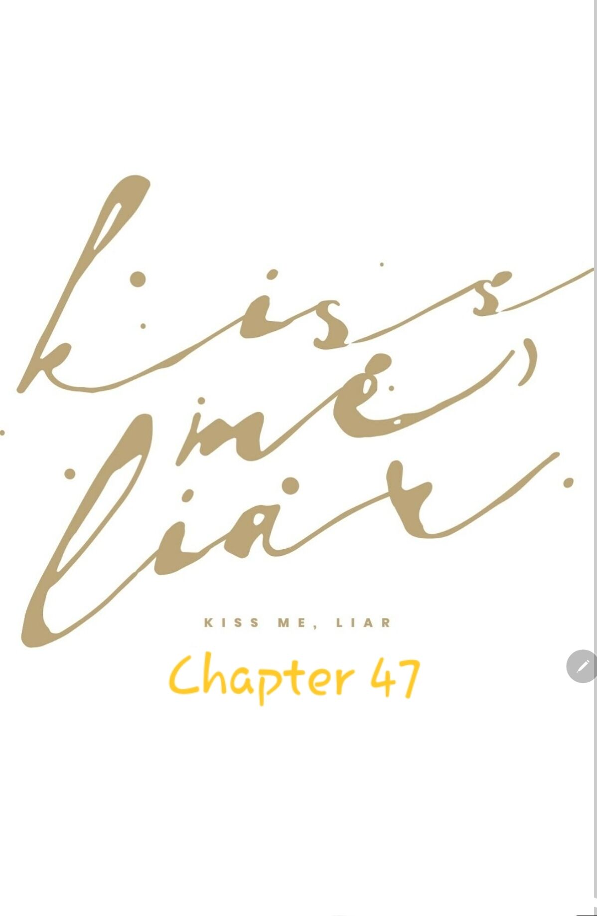 Kiss Me Liar - Chapter 47