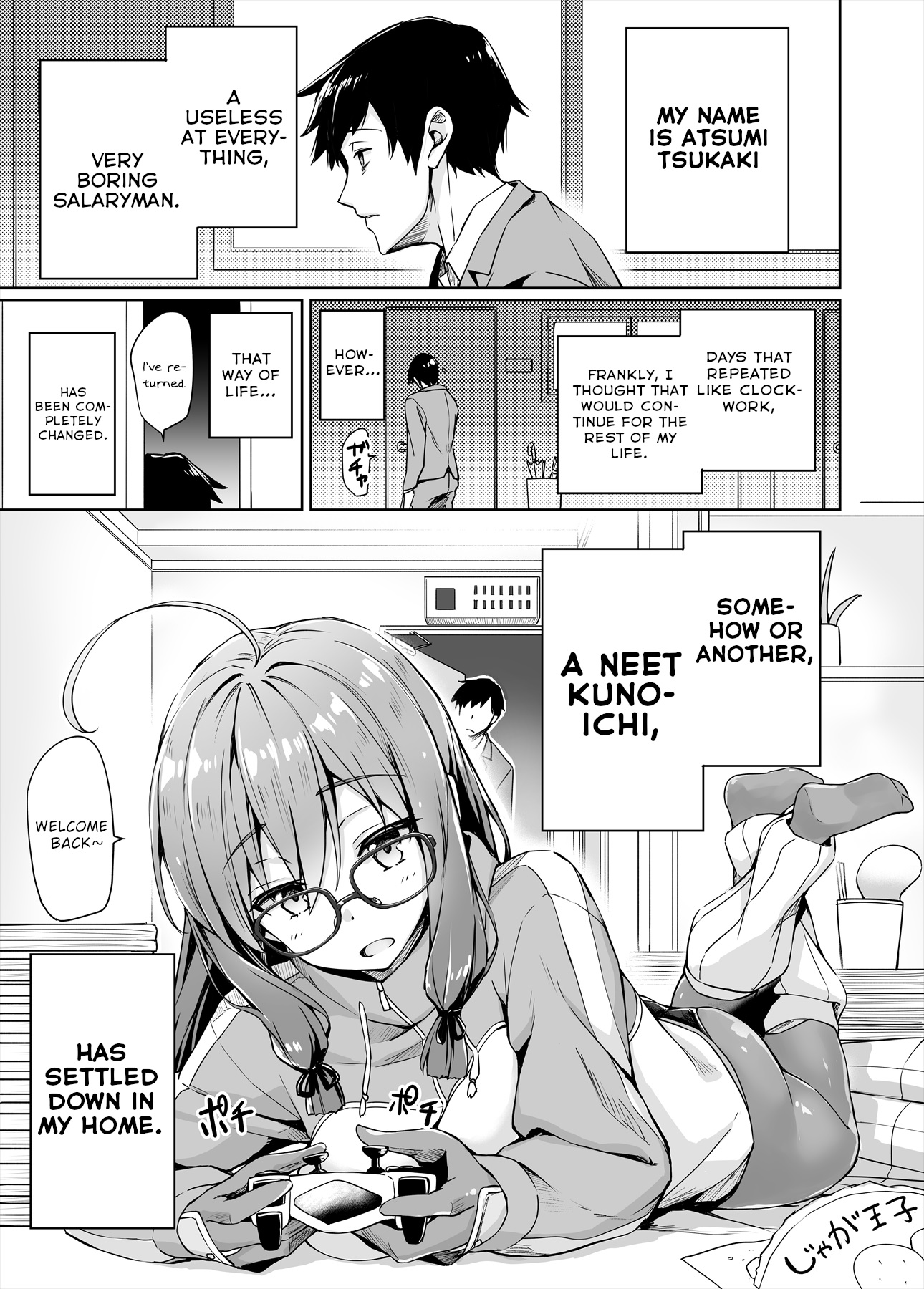 Somehow, I Started Living With A Neet Otaku Kunoichi - Chapter 1