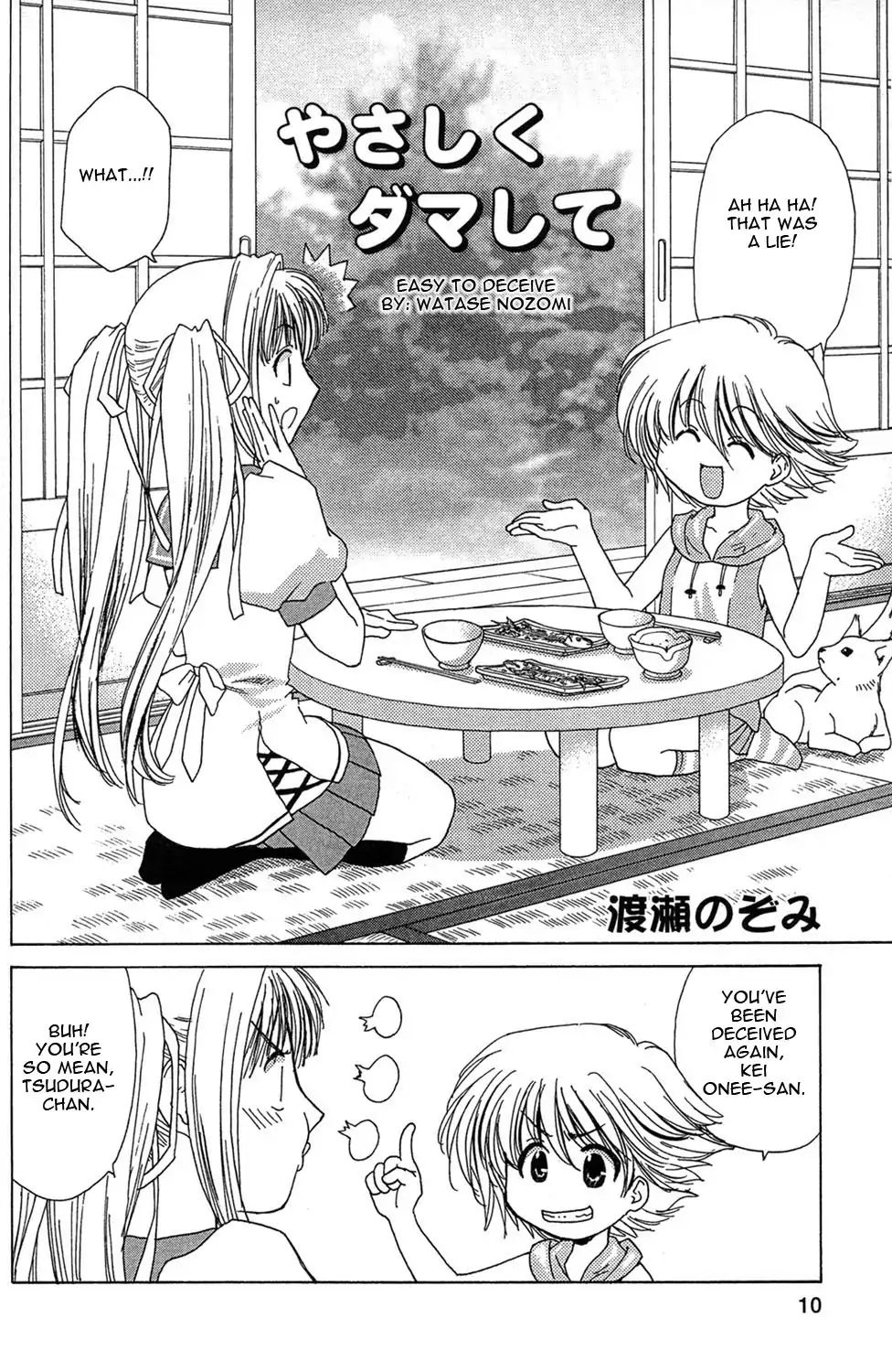 Akaiito Anthology Comic - Chapter 1: Easy To Deceive (By Watase Nozomi)