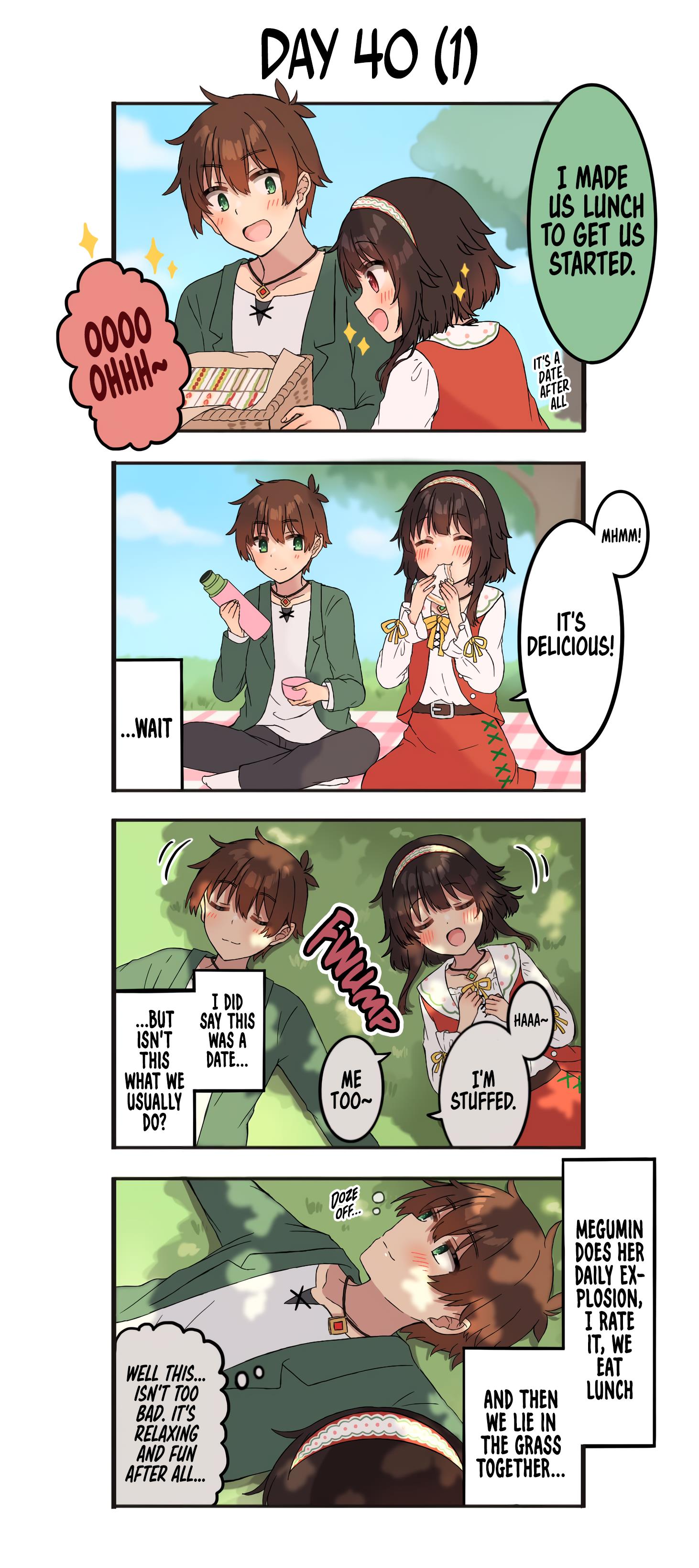 Kono Subarashii Sekai Ni Shukufuku Wo! - Kazumegu Will Get Married In 100 Days (Doujinshi) - Chapter 40: Day 40