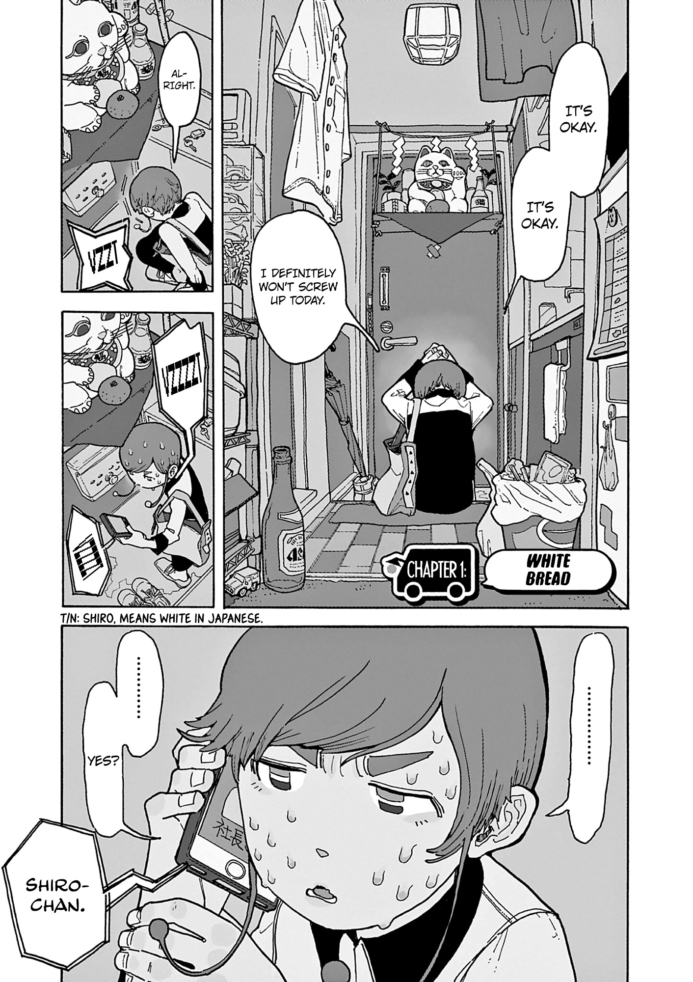 Kurukuru Kuruma Mimura Pan - Vol.1 Chapter 1: White Bread