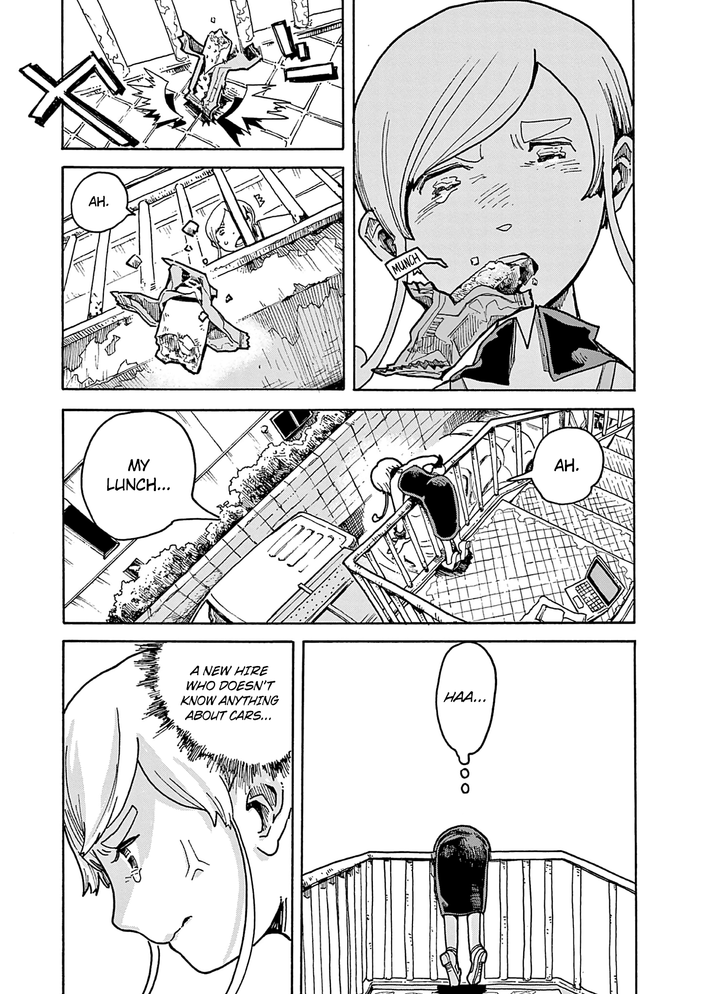 Kurukuru Kuruma Mimura Pan - Vol.1 Chapter 1: White Bread