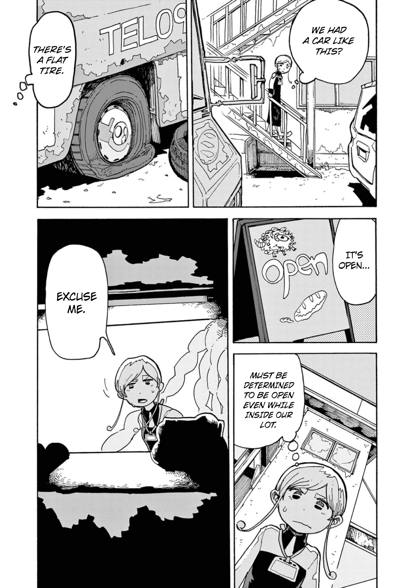 Kurukuru Kuruma Mimura Pan - Vol.1 Chapter 1: White Bread