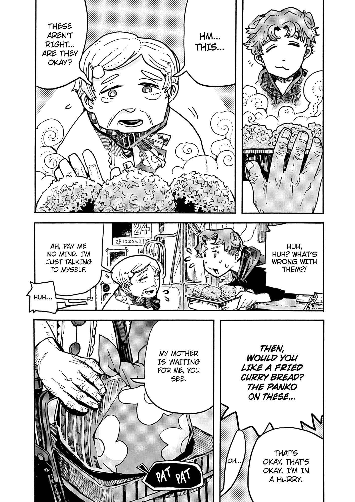 Kurukuru Kuruma Mimura Pan - Vol.1 Chapter 4: Curry Bread