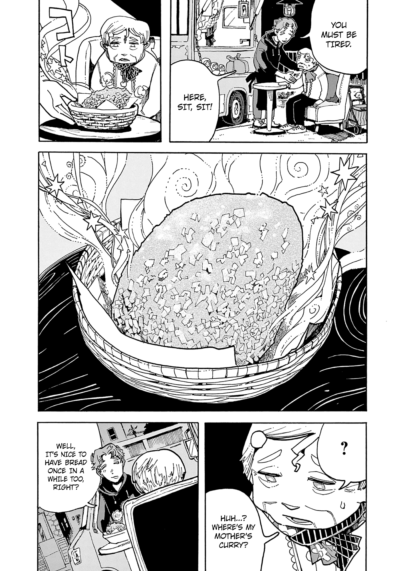 Kurukuru Kuruma Mimura Pan - Vol.1 Chapter 4: Curry Bread