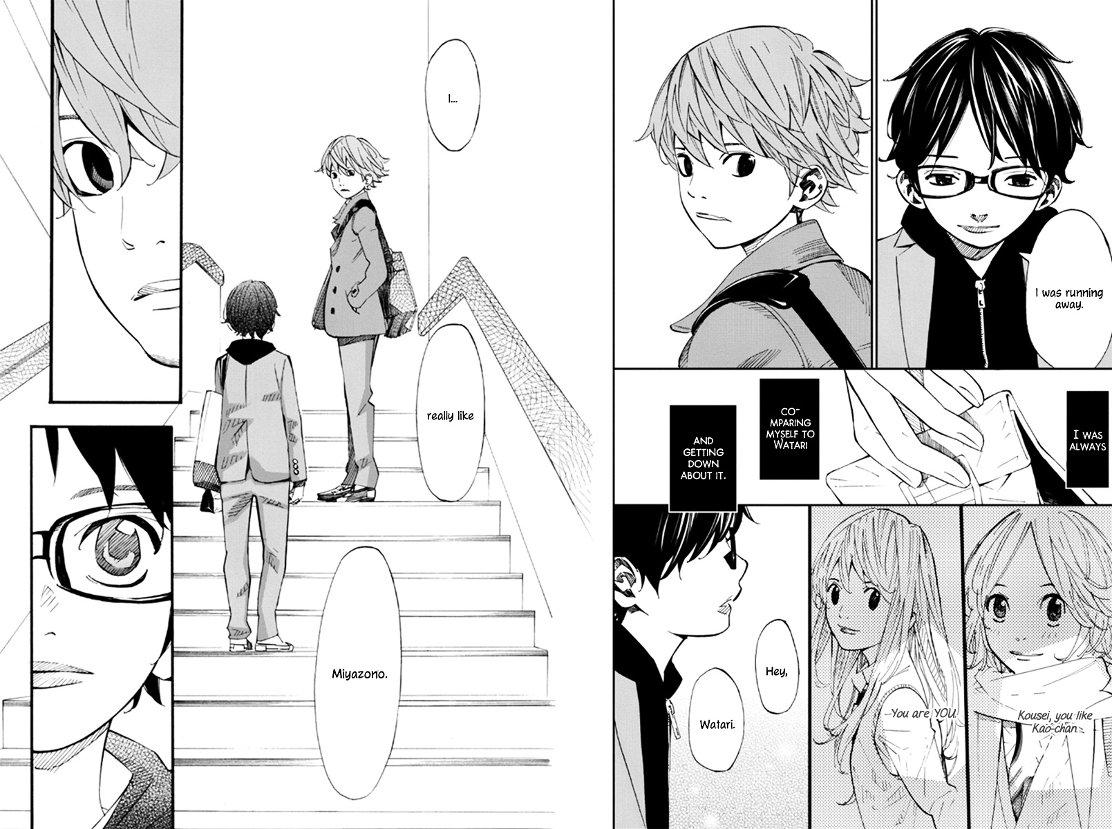 Shigatsu Wa Kimi No Uso - Vol.10 Chapter 40 : Hand In Hand