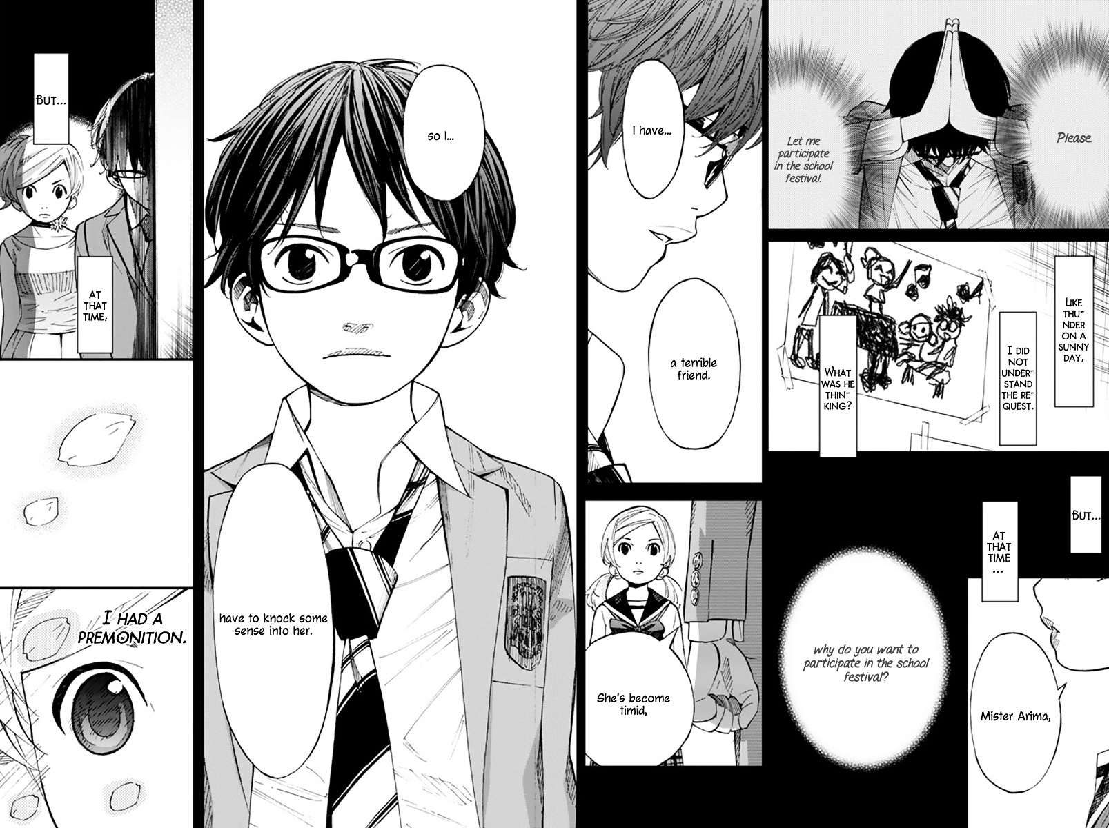 Shigatsu Wa Kimi No Uso - Vol.9 Chapter 34