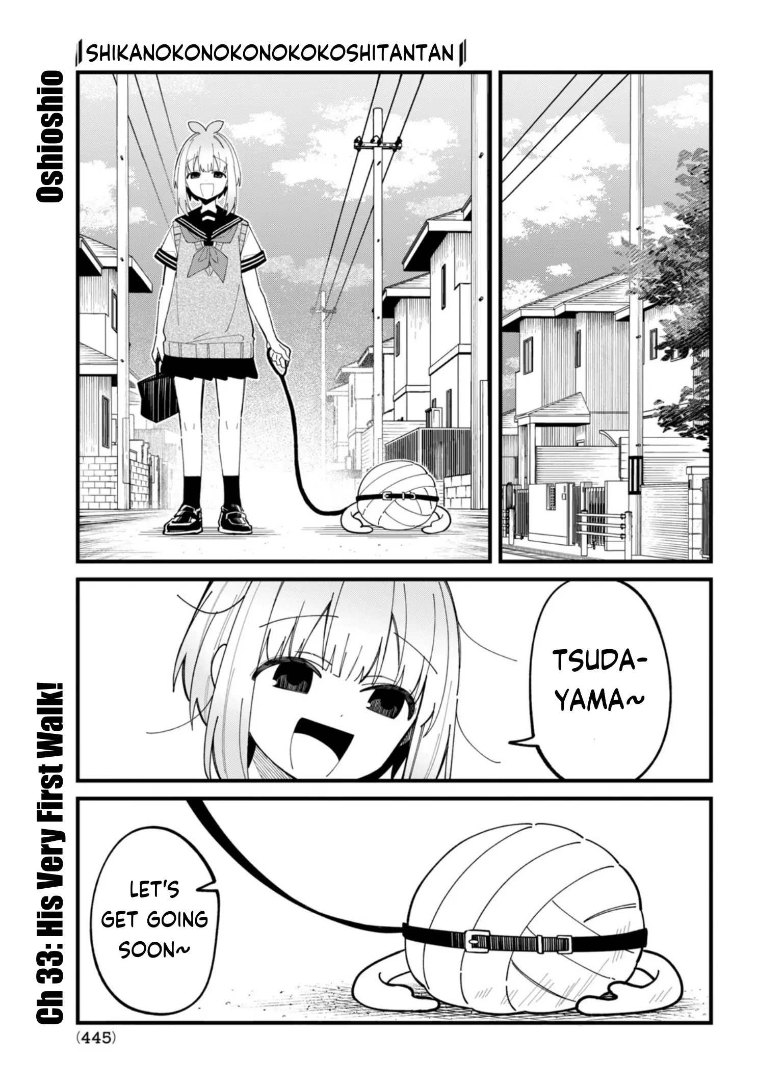 Shikanoko Nokonoko Koshitantan - Vol.6 Chapter 33: His Very First Walk!