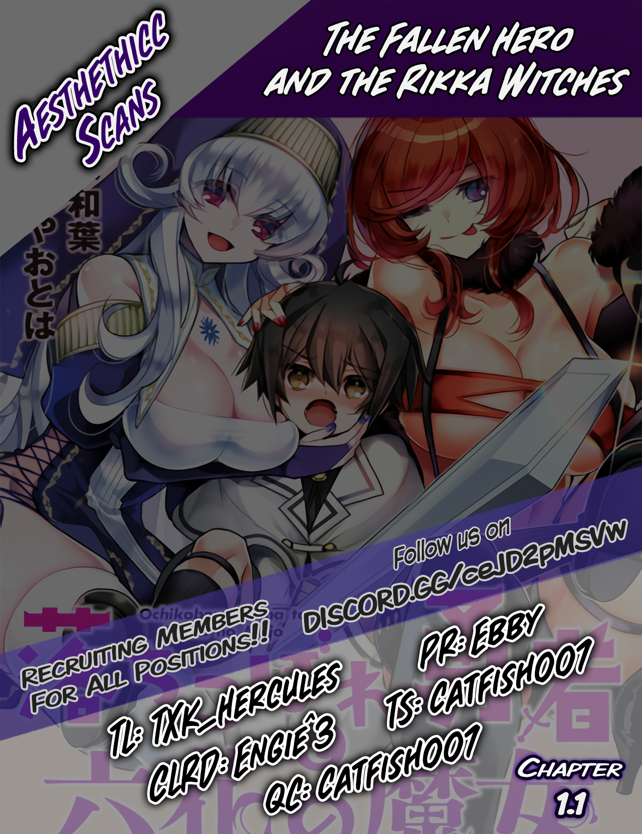 The Fallen Hero And The Rikka Witches - Vol.1 Chapter 1.1: Demon King, Awakening!?