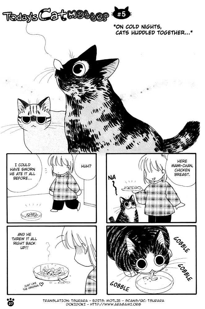 Honjitsu No Neko - Vol.1 Chapter 5 : On Cold Nights, Cats Huddled Together…