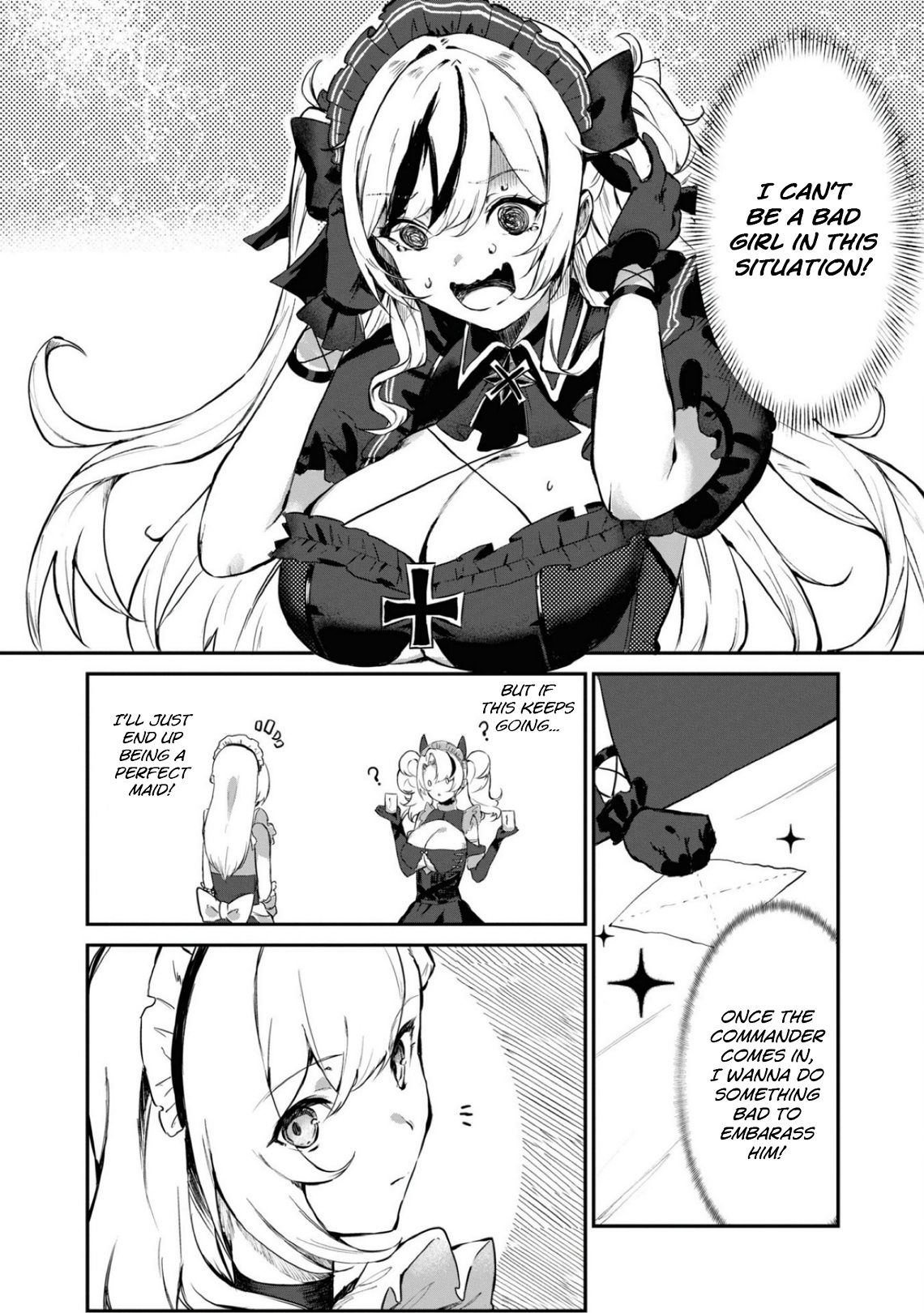 Azur Lane Comic Anthology Breaking!! - Vol.8 Chapter 109: Elbe-Chan Wants To Be A Bad Girl!