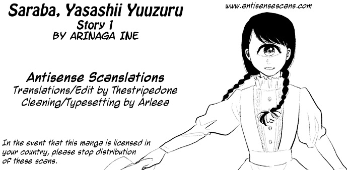 Saraba, Yasashii Yuuzuru - Vol.1 Chapter 1 : The One-Eyes Cry On Thursday