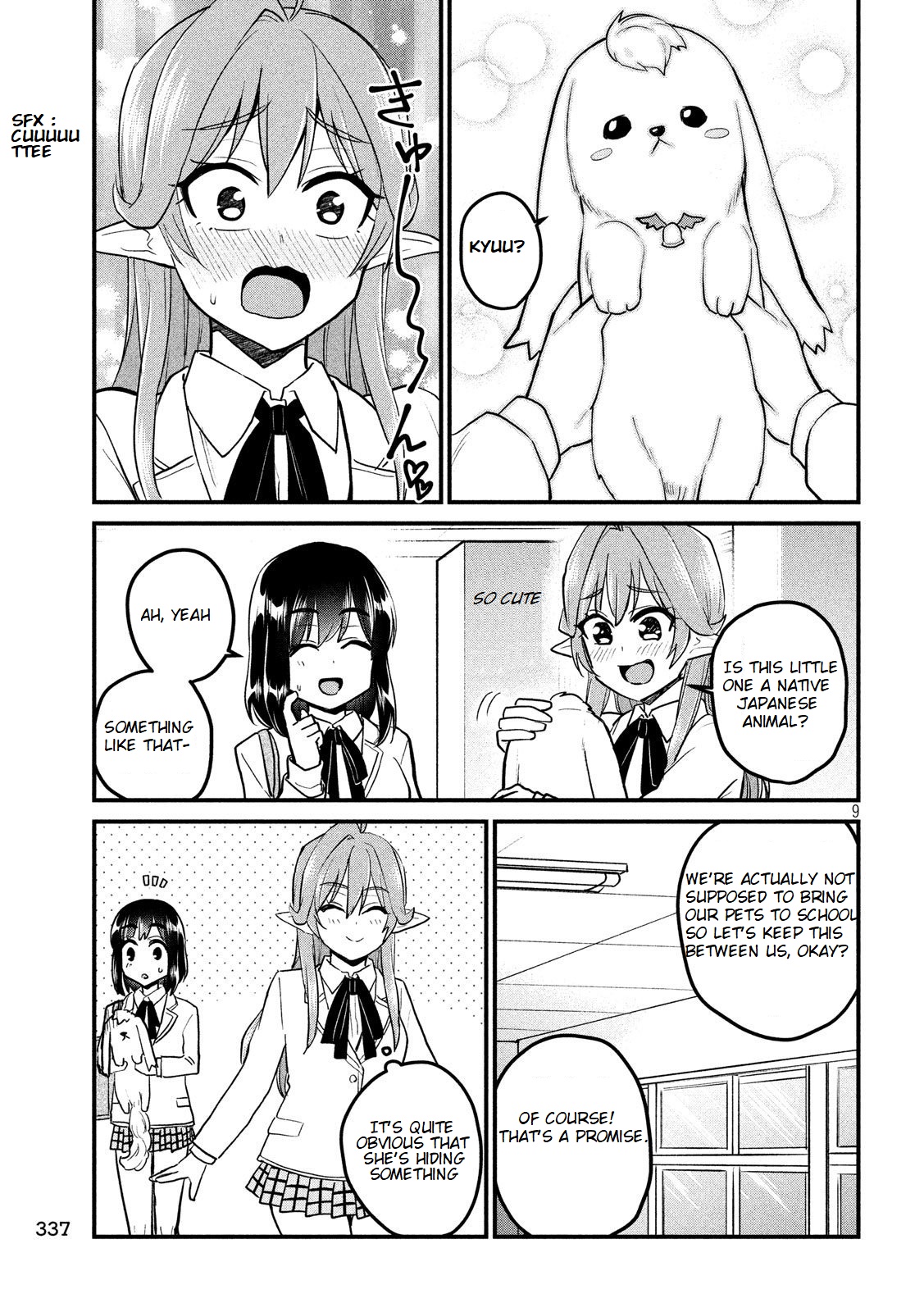 Otaku No Tonari Wa Erufu Desuka? - Vol.1 Chapter 5: Do Small Animals Talk To Magical Girls Only?