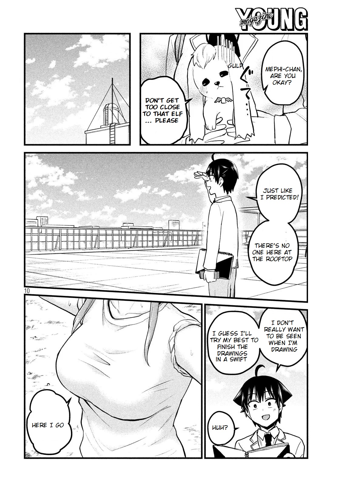 Otaku No Tonari Wa Erufu Desuka? - Vol.1 Chapter 5: Do Small Animals Talk To Magical Girls Only?