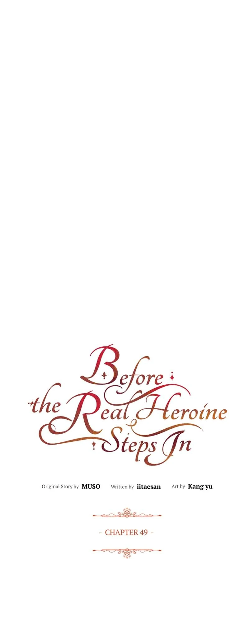 Before The Real Heroine Steps In - Chapter 49