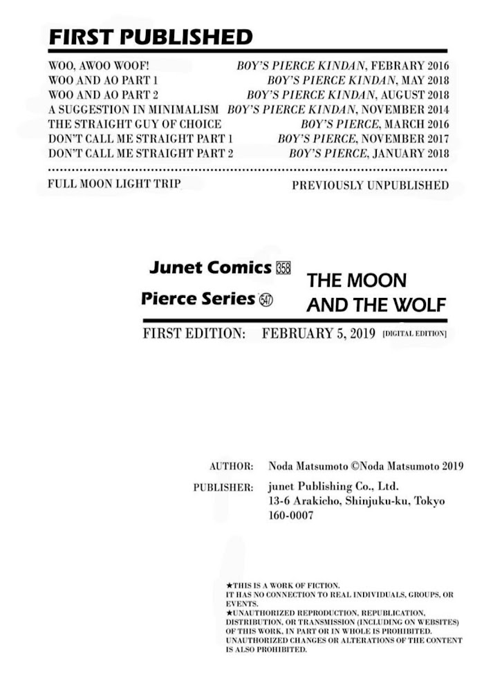 The Moon And The Wolf - Chapter 8