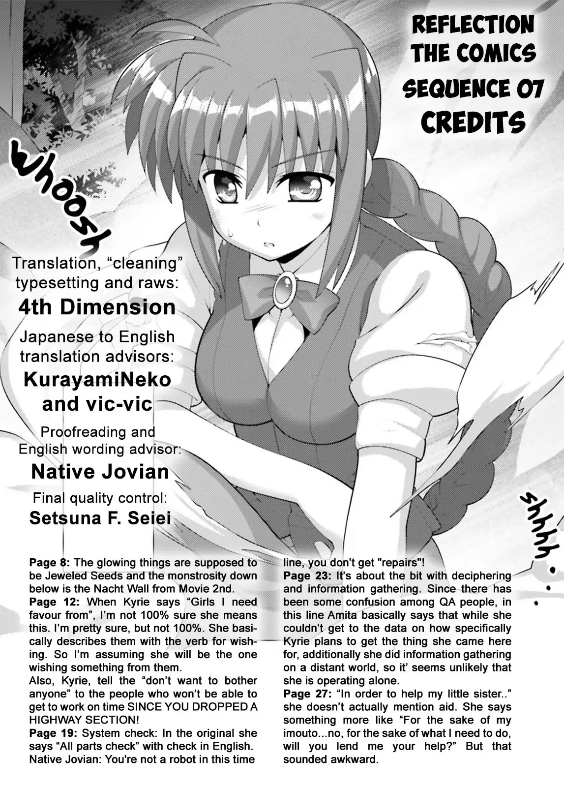 Magical Girl Lyrical Nanoha Reflection The Comics - Chapter 7