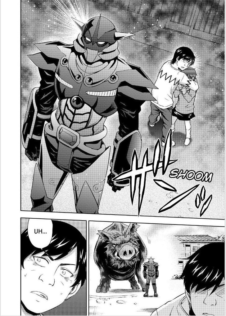 Action Kamen - Vol.1 Chapter 12 : The Monster Mask And The Monster