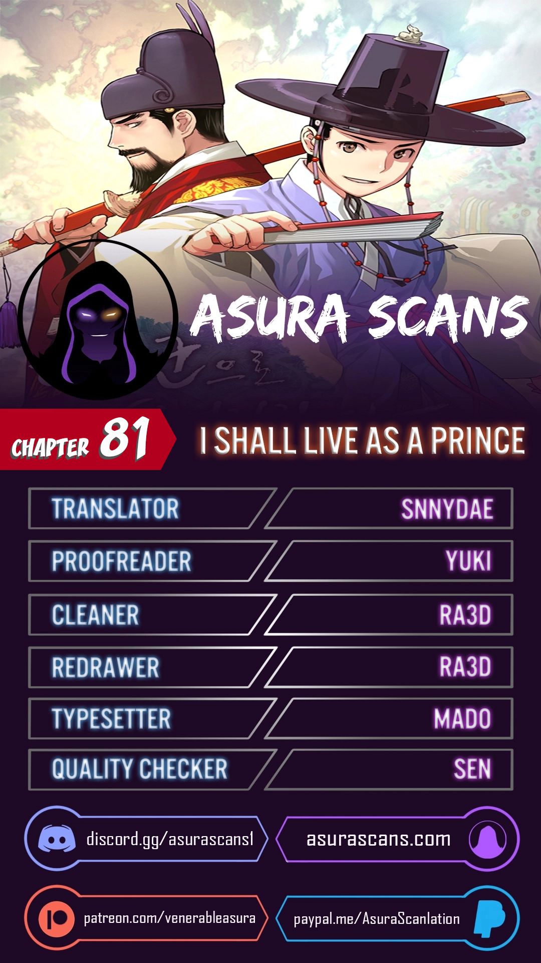 I Shall Live As A Prince - Chapter 81