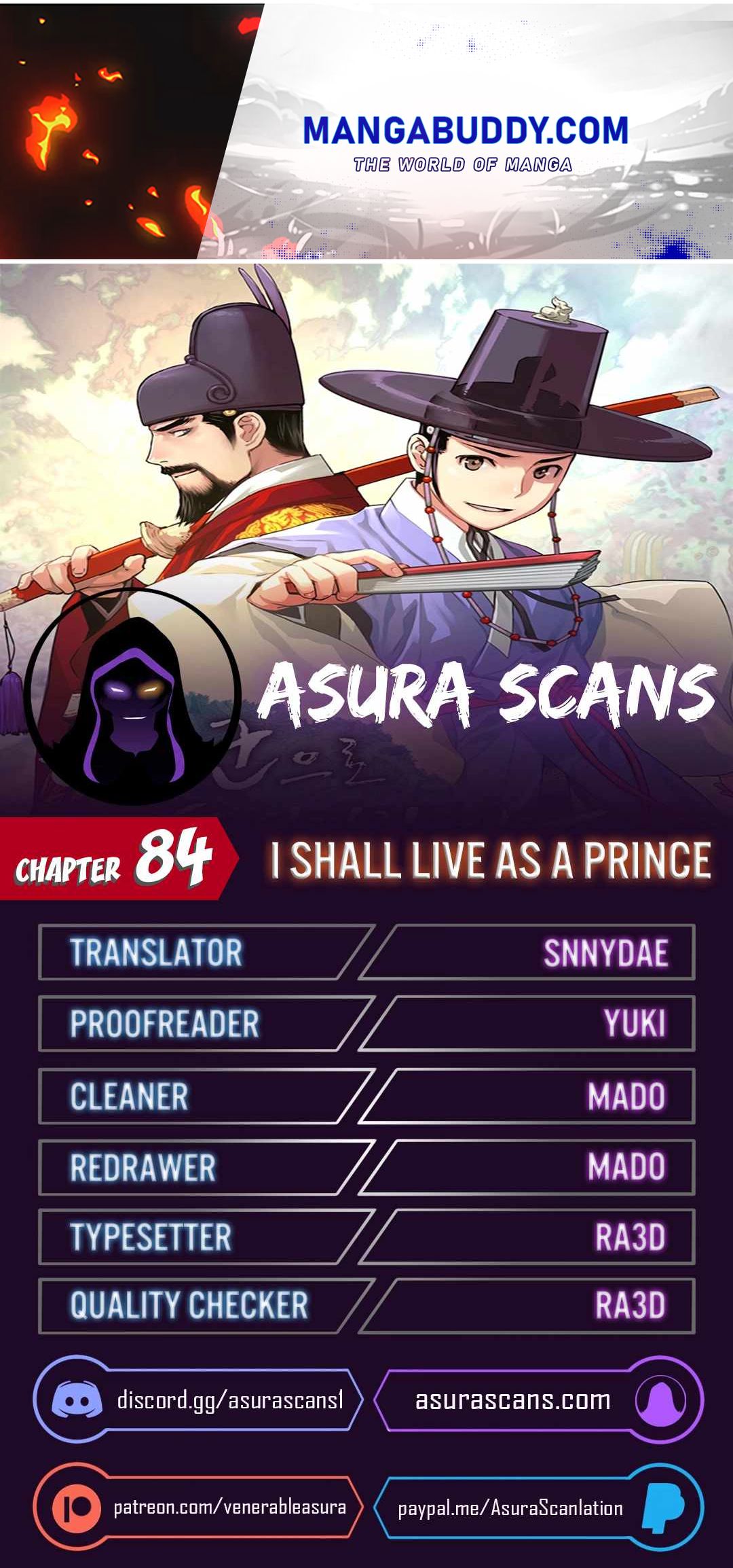 I Shall Live As A Prince - Chapter 84