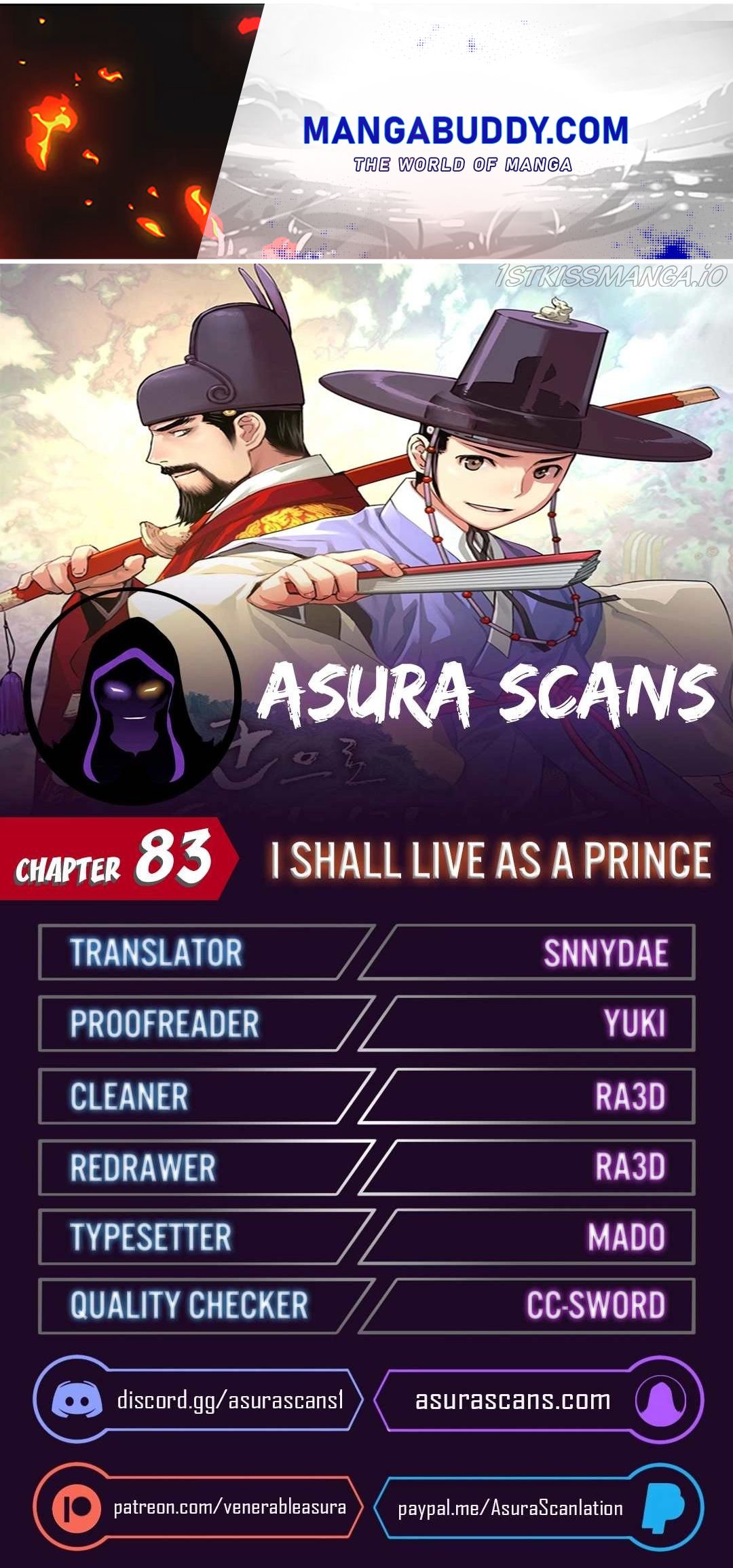 I Shall Live As A Prince - Chapter 83