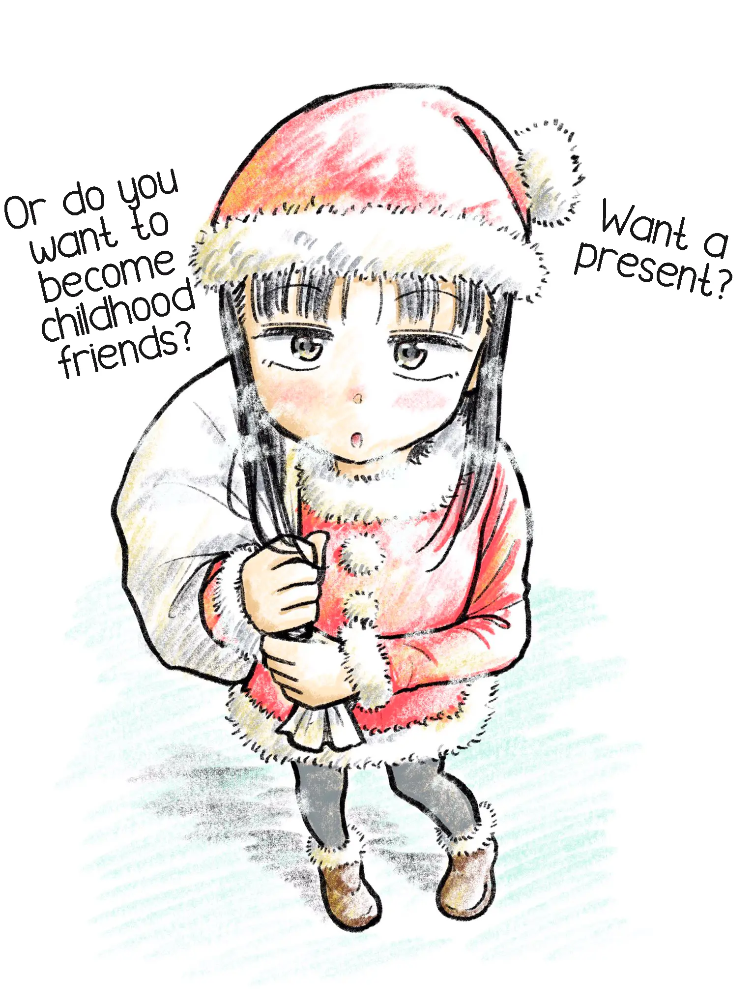 Starting Today, We’re Childhood Friends - X Extras - Chapter 21.1: Christmas 2021