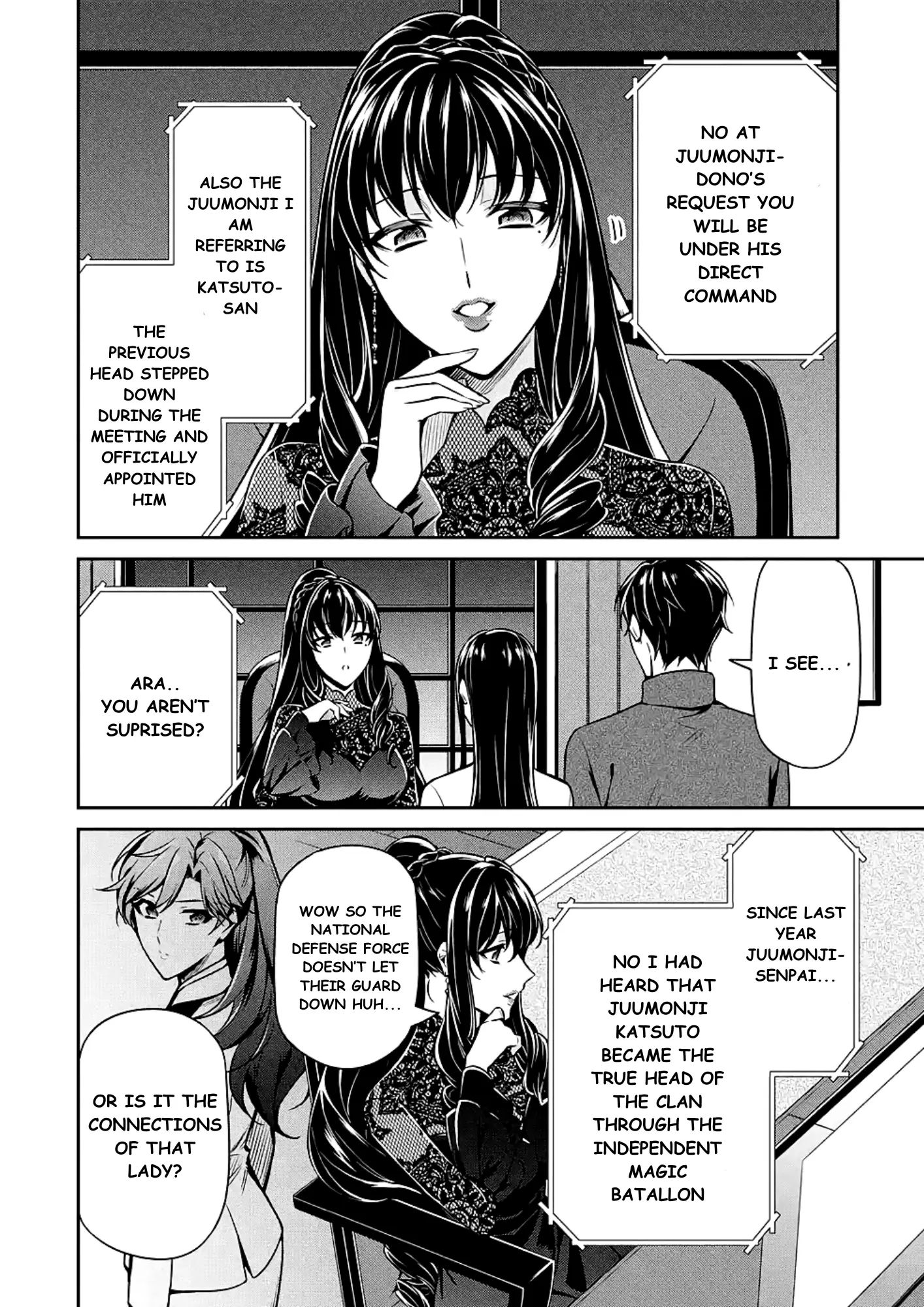 Mahouka Koukou No Rettousei - Shizoku Kaigi-Hen - Vol.3 Chapter 15: The Persecutors