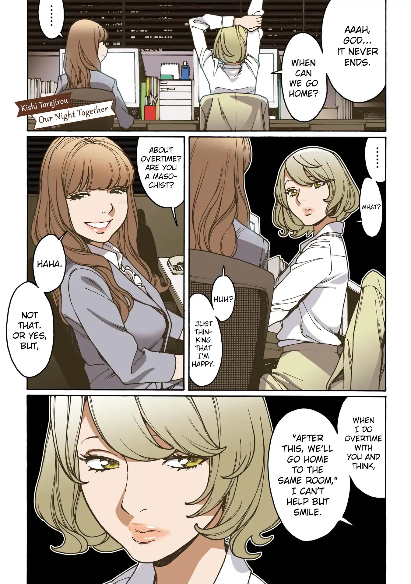 Chocolat Company Women Yuri Anthology - Chapter 3: Our Night Together (Kishi Torajirou)