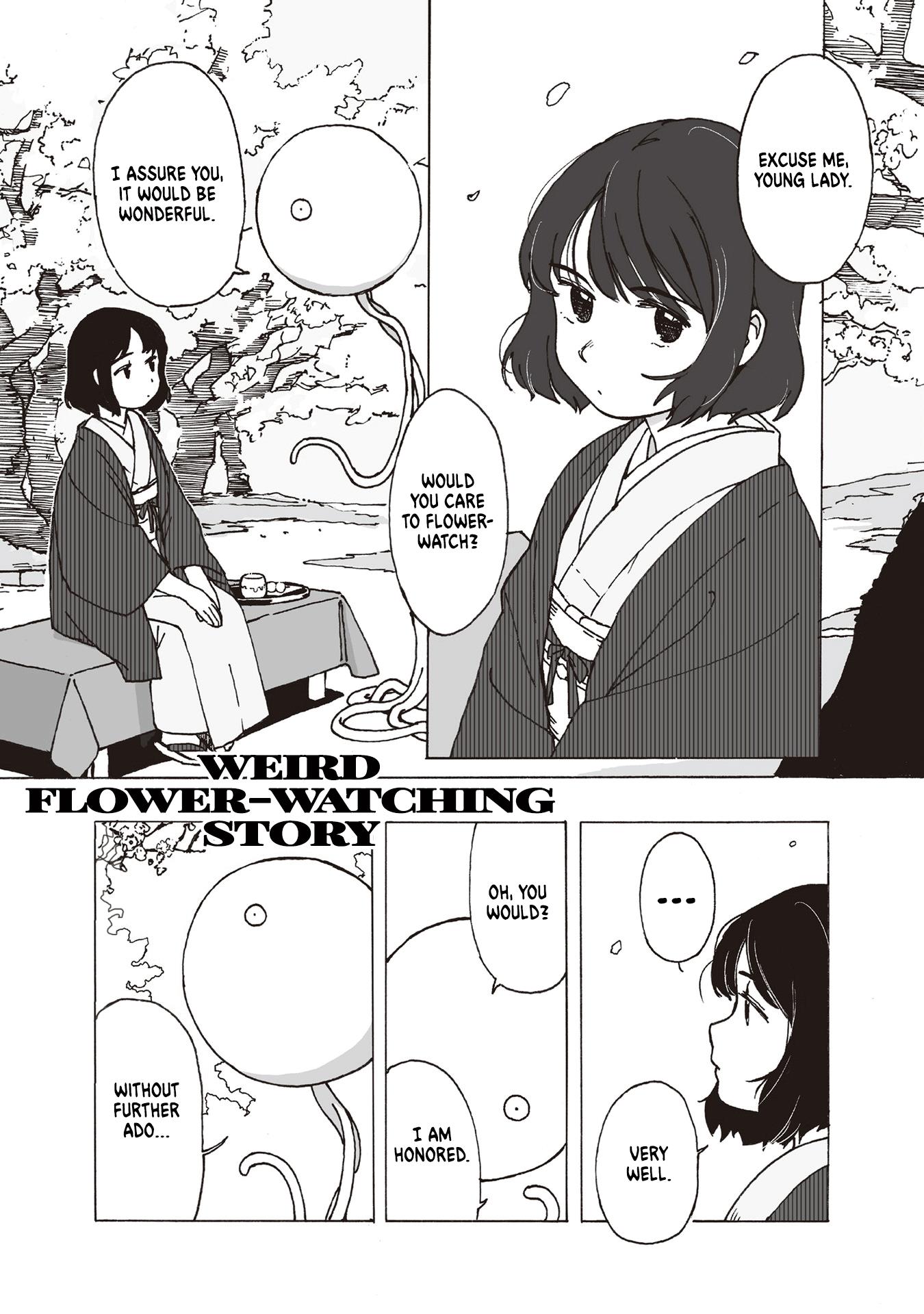 Tasogare Ni Maniaeba - Akai Sashimi Sakuhinshuu - Vol.1 Chapter 4.4: Weird Flower-Watching Story