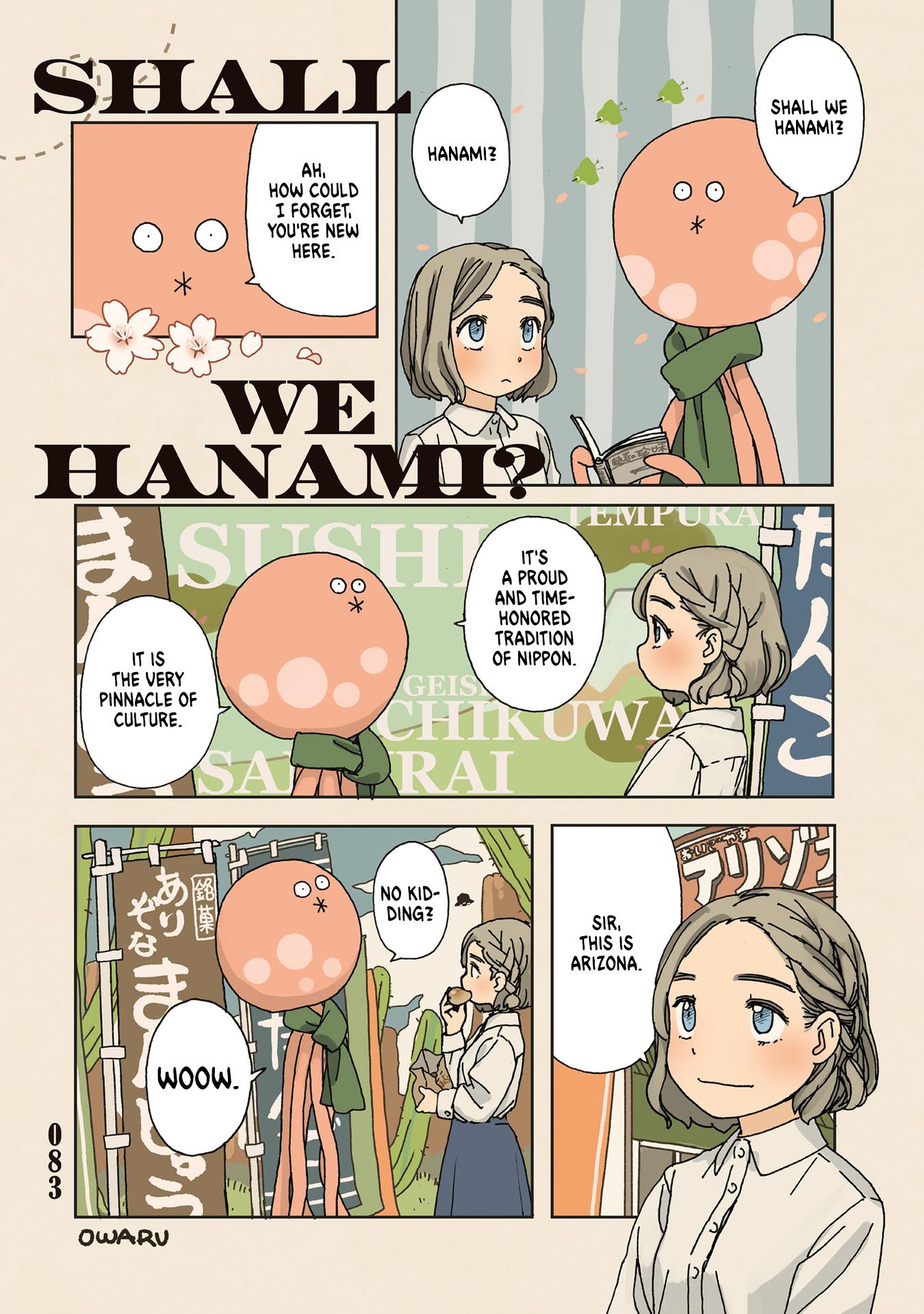 Tasogare Ni Maniaeba - Akai Sashimi Sakuhinshuu - Vol.1 Chapter 3.15: Shall We Hanami?