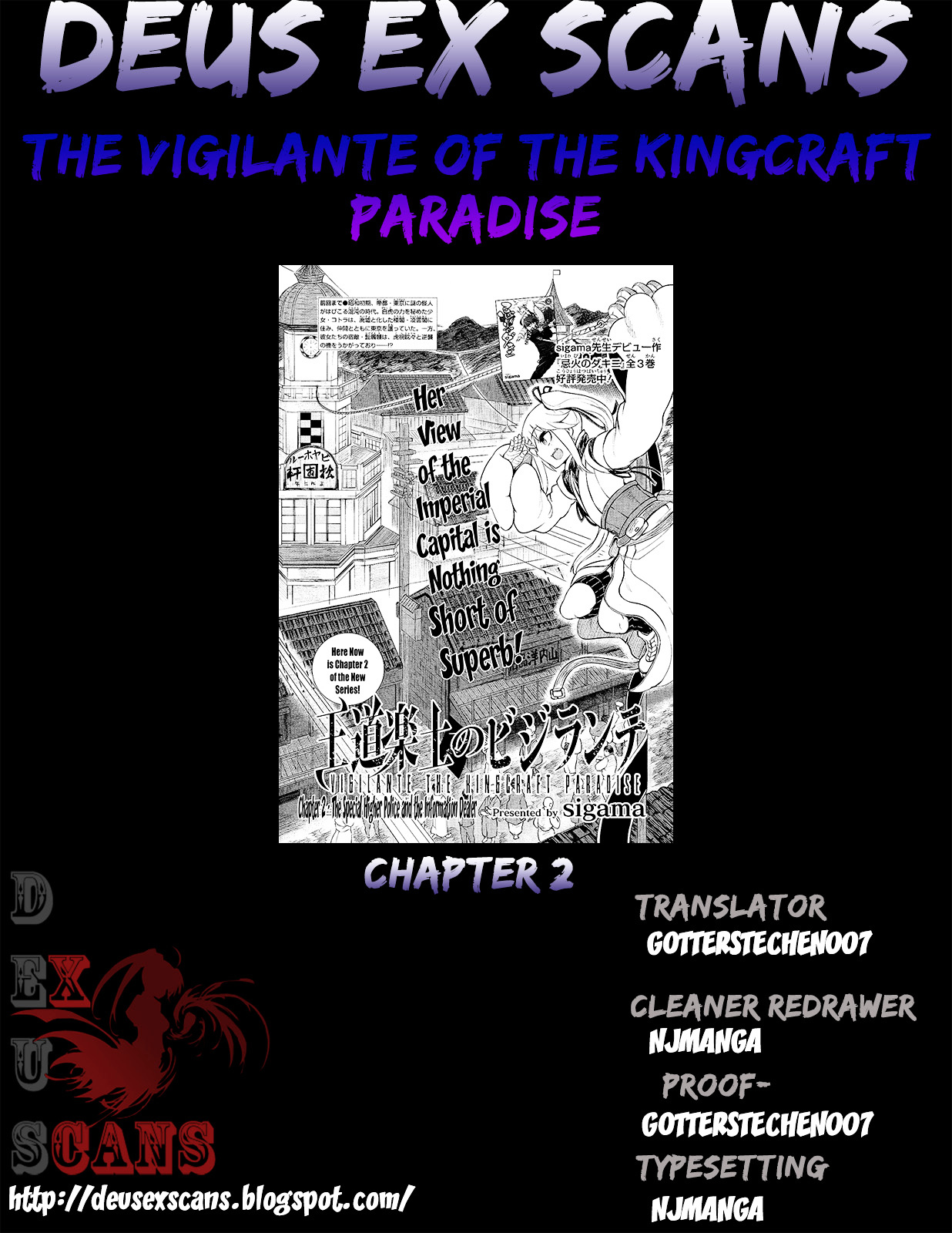 Oudou Rakudo No Vigilante - Chapter 02 : The Special Higher Police And The Information Dealer