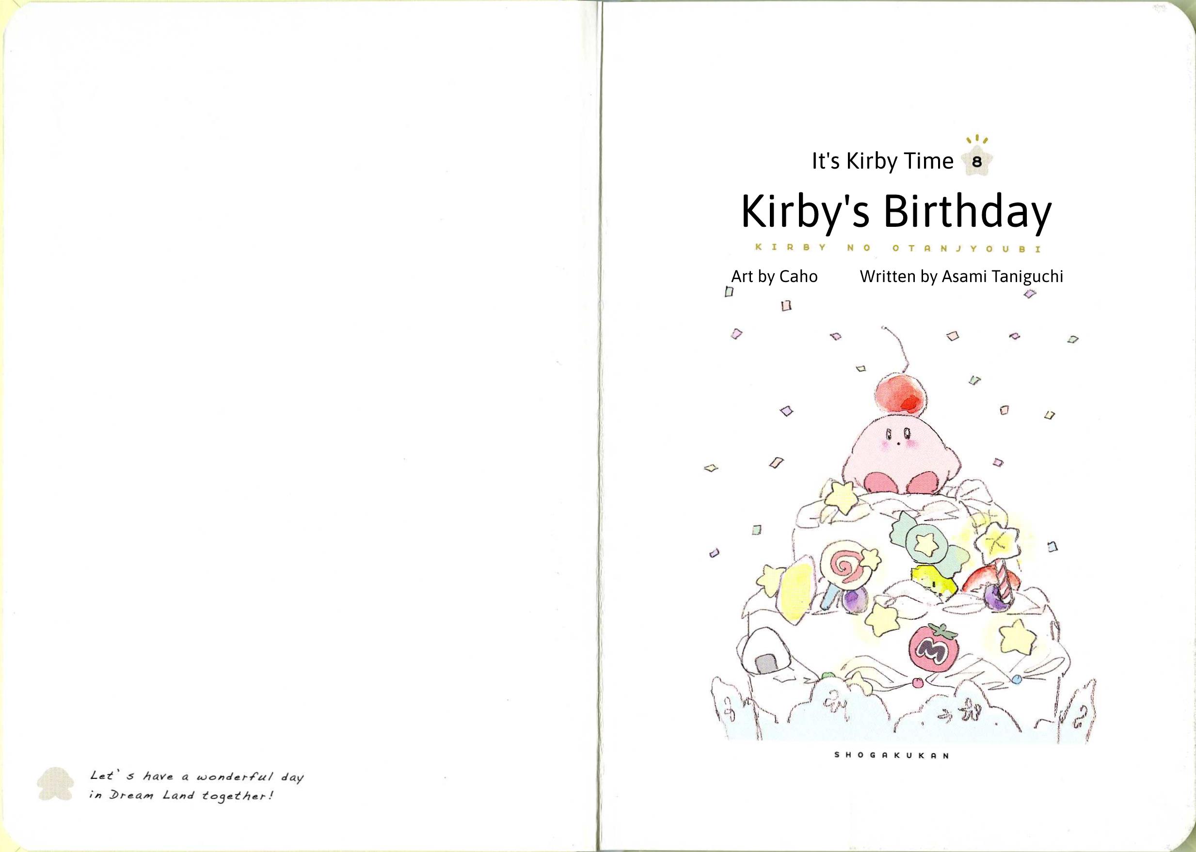 It's Kirby Time - Vol.8 Chapter : Kirby's Birthday