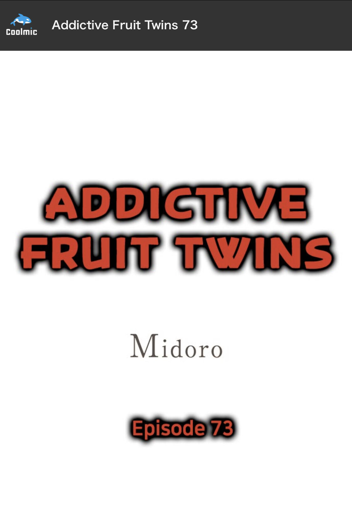 Addictive Fruit Twins - Chapter 73