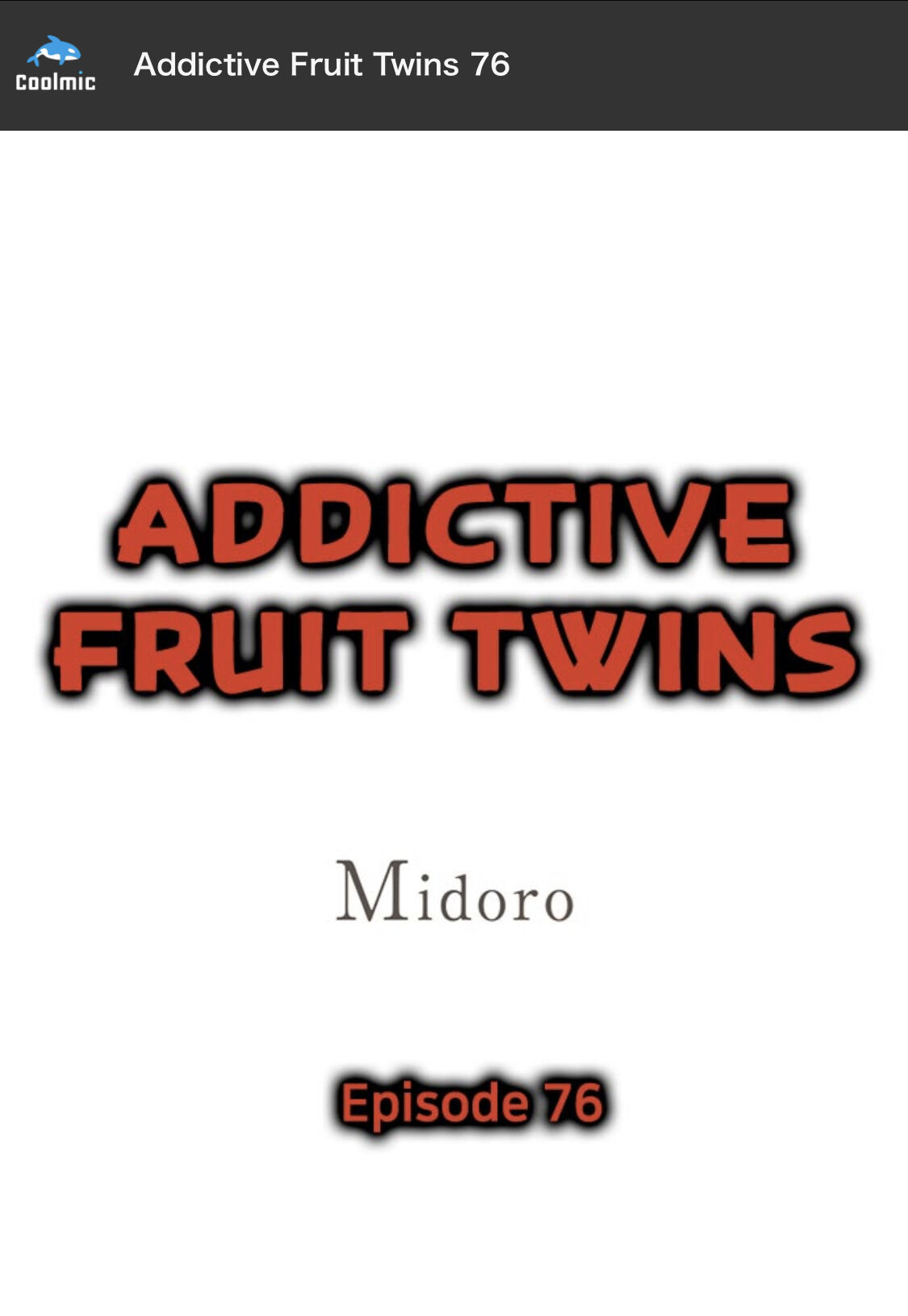 Addictive Fruit Twins - Chapter 76