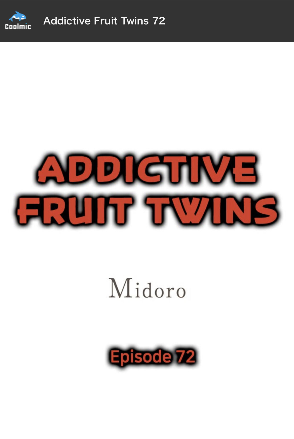 Addictive Fruit Twins - Chapter 72